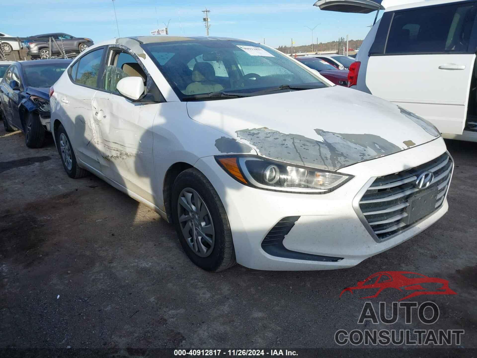 HYUNDAI ELANTRA 2017 - 5NPD74LF2HH180861