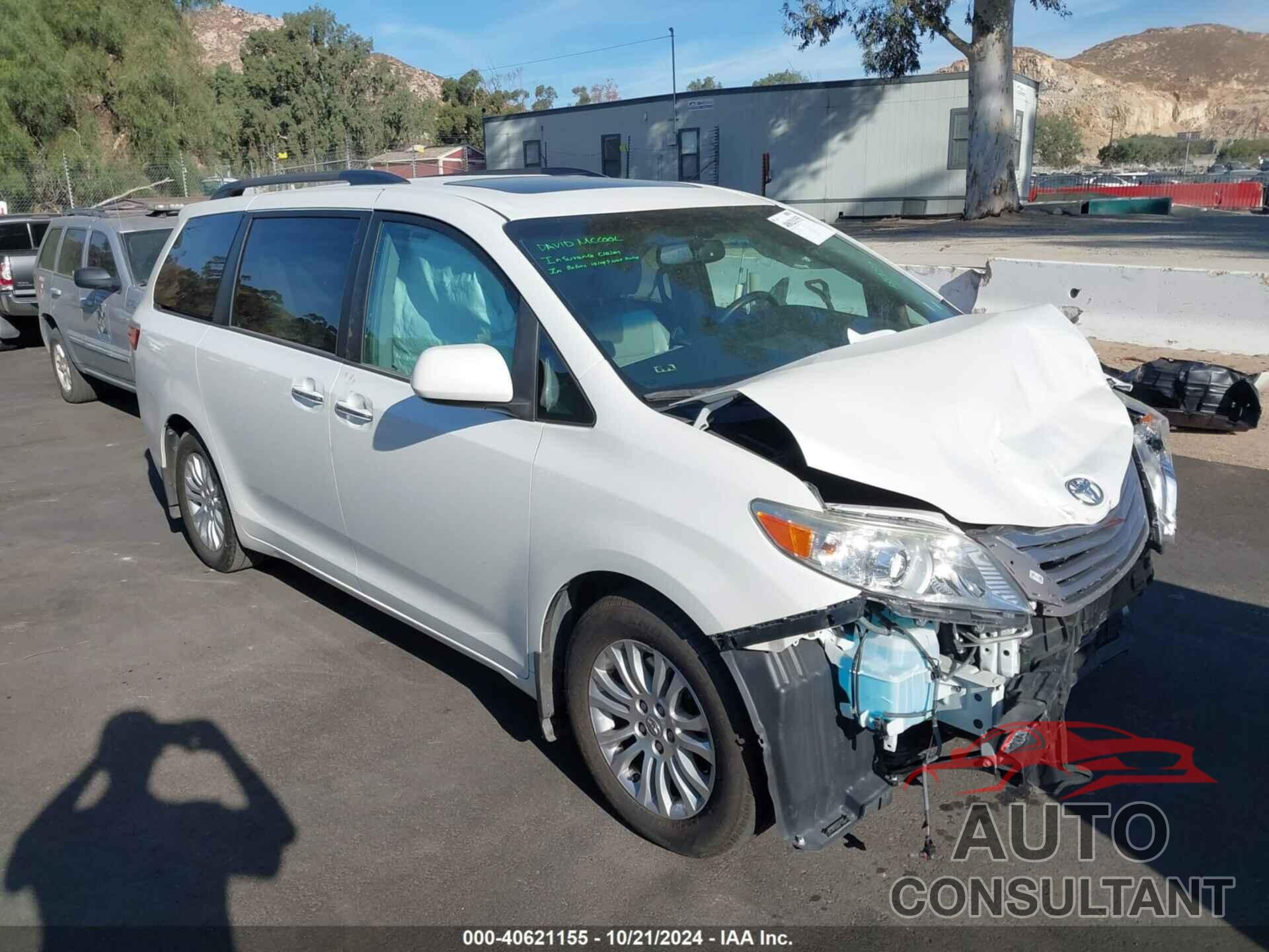 TOYOTA SIENNA 2017 - 5TDYZ3DC5HS859737