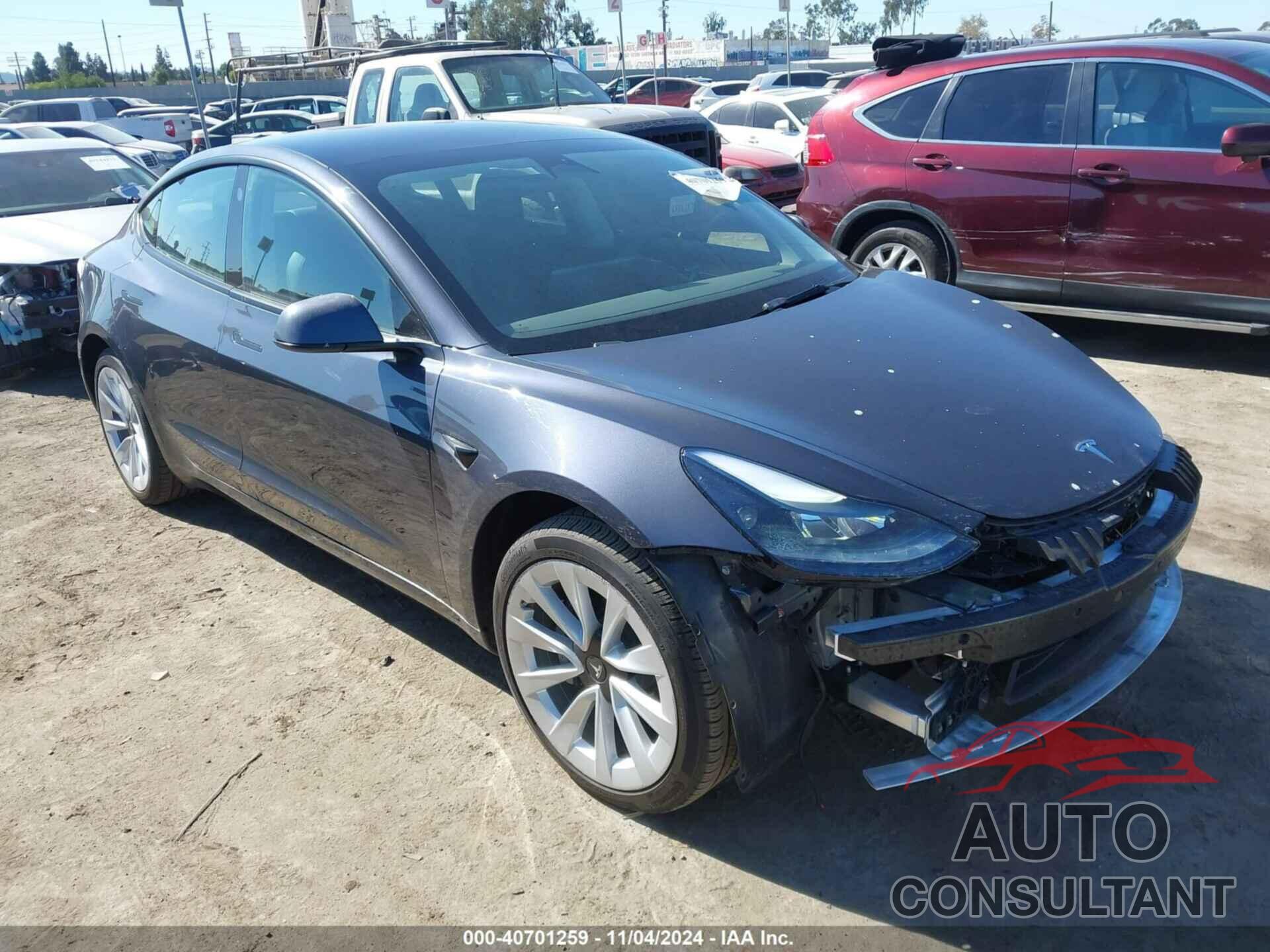 TESLA MODEL 3 2022 - 5YJ3E1EBXNF240339