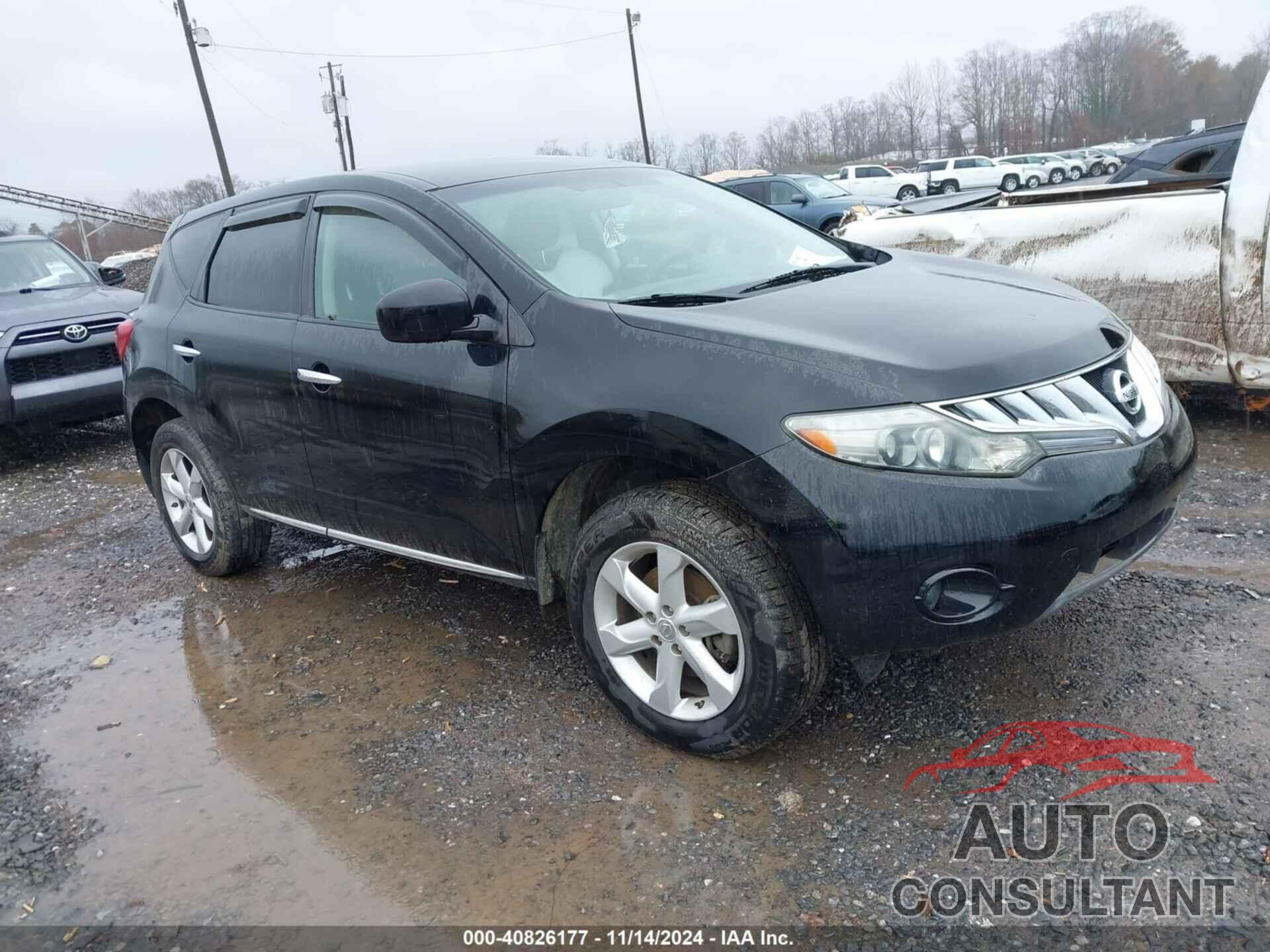 NISSAN MURANO 2010 - JN8AZ1MW3AW132736