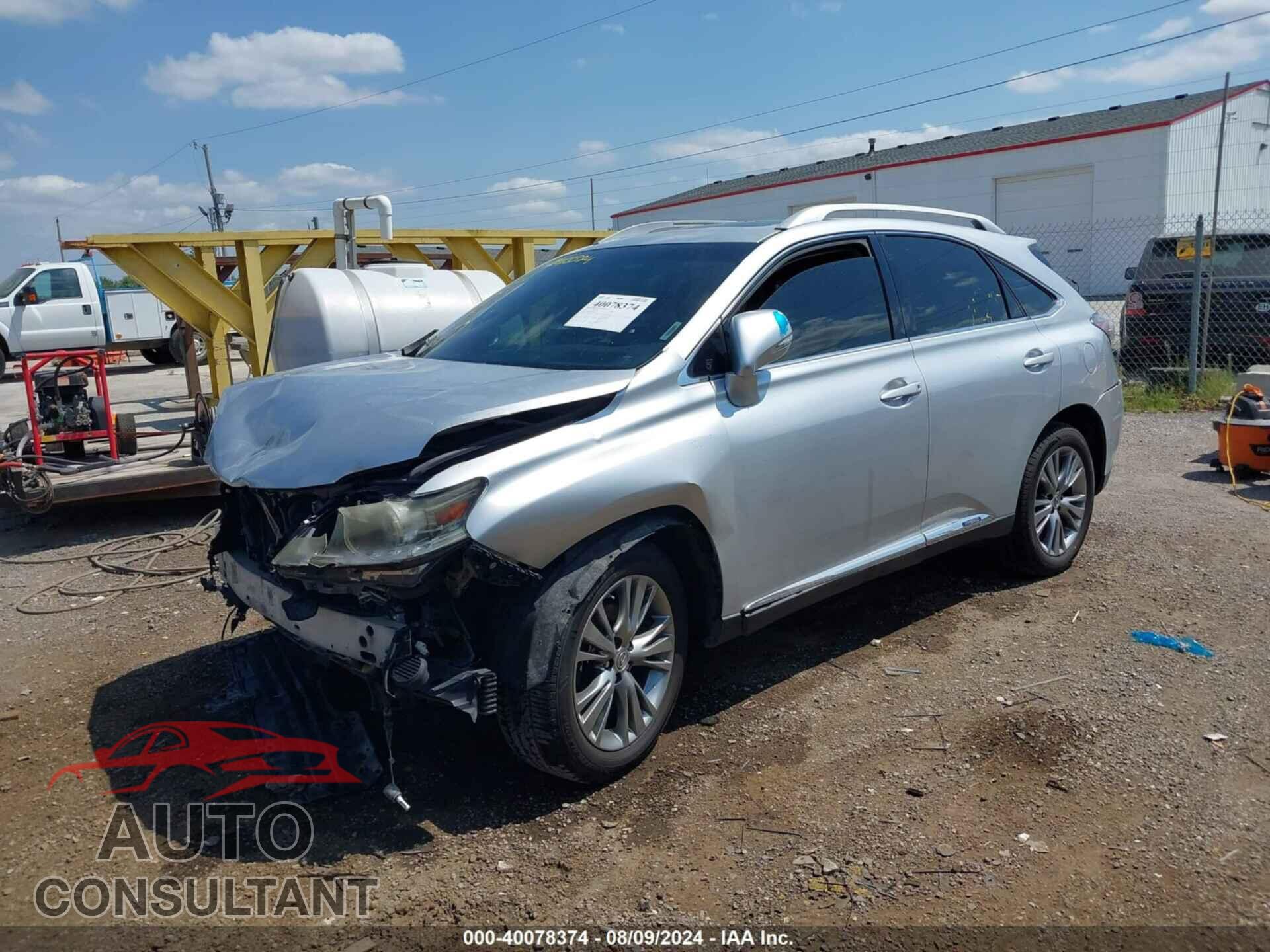 LEXUS RX 450H 2013 - JTJBC1BA1D2436309