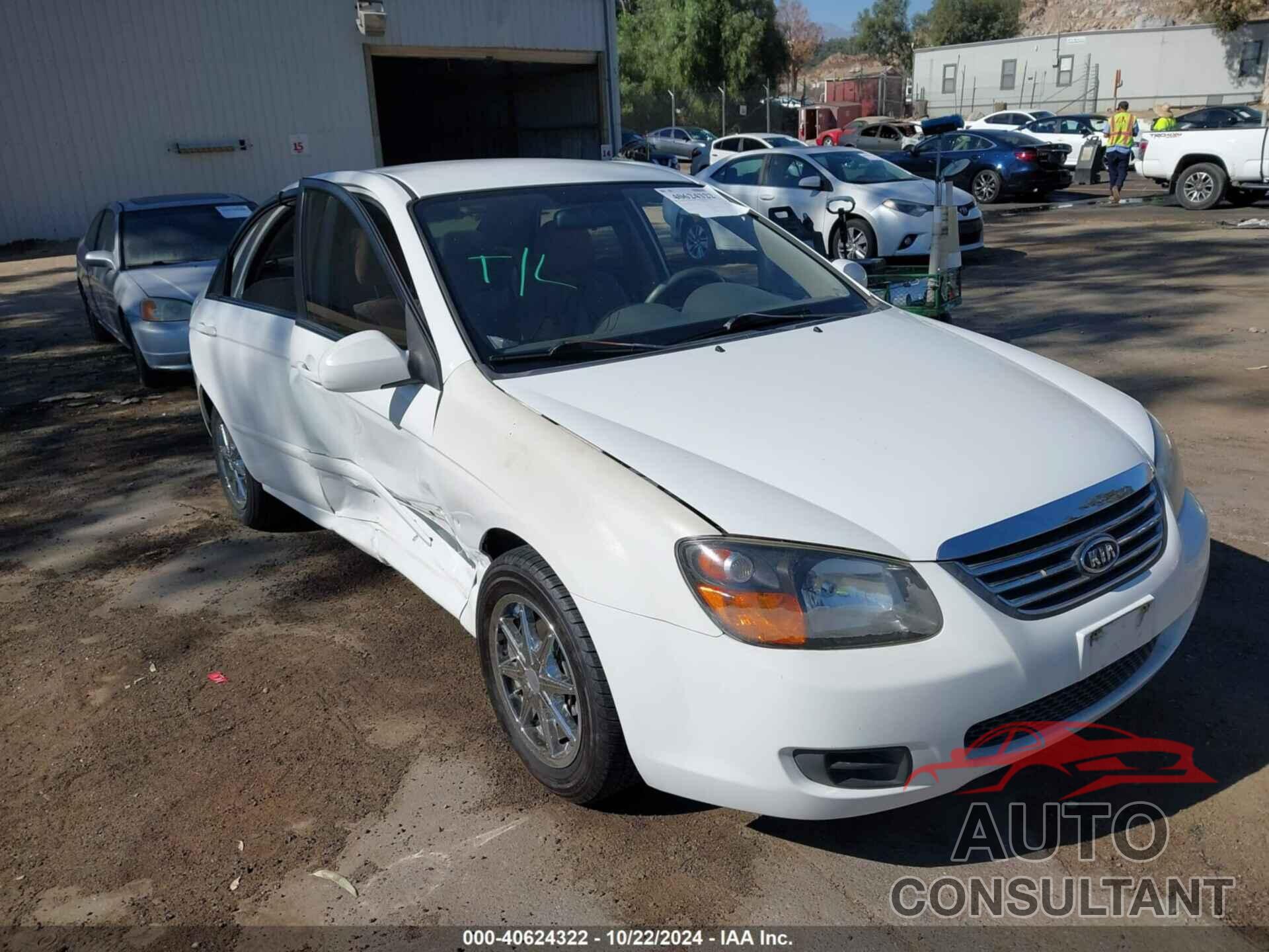 KIA SPECTRA 2009 - KNAFE222295589409