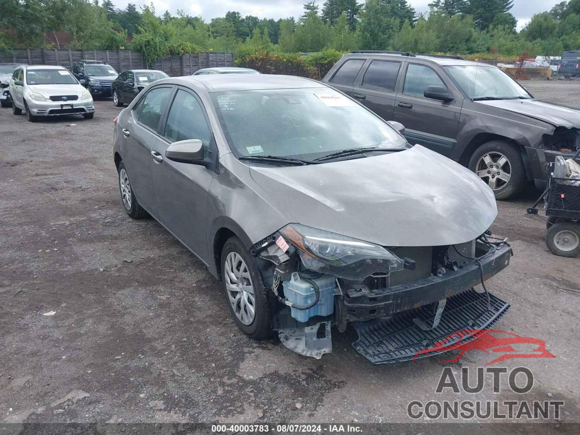 TOYOTA COROLLA 2017 - 2T1BURHEXHC822906