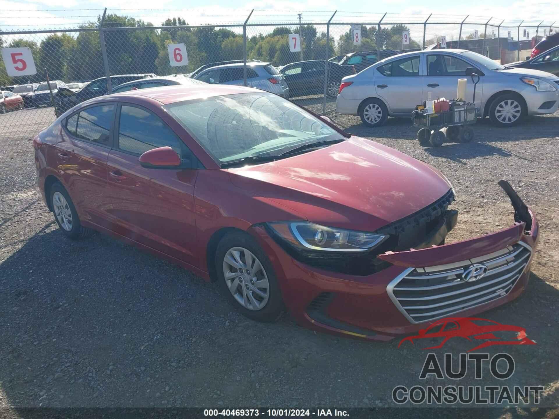 HYUNDAI ELANTRA 2017 - KMHD74LF0HU112043
