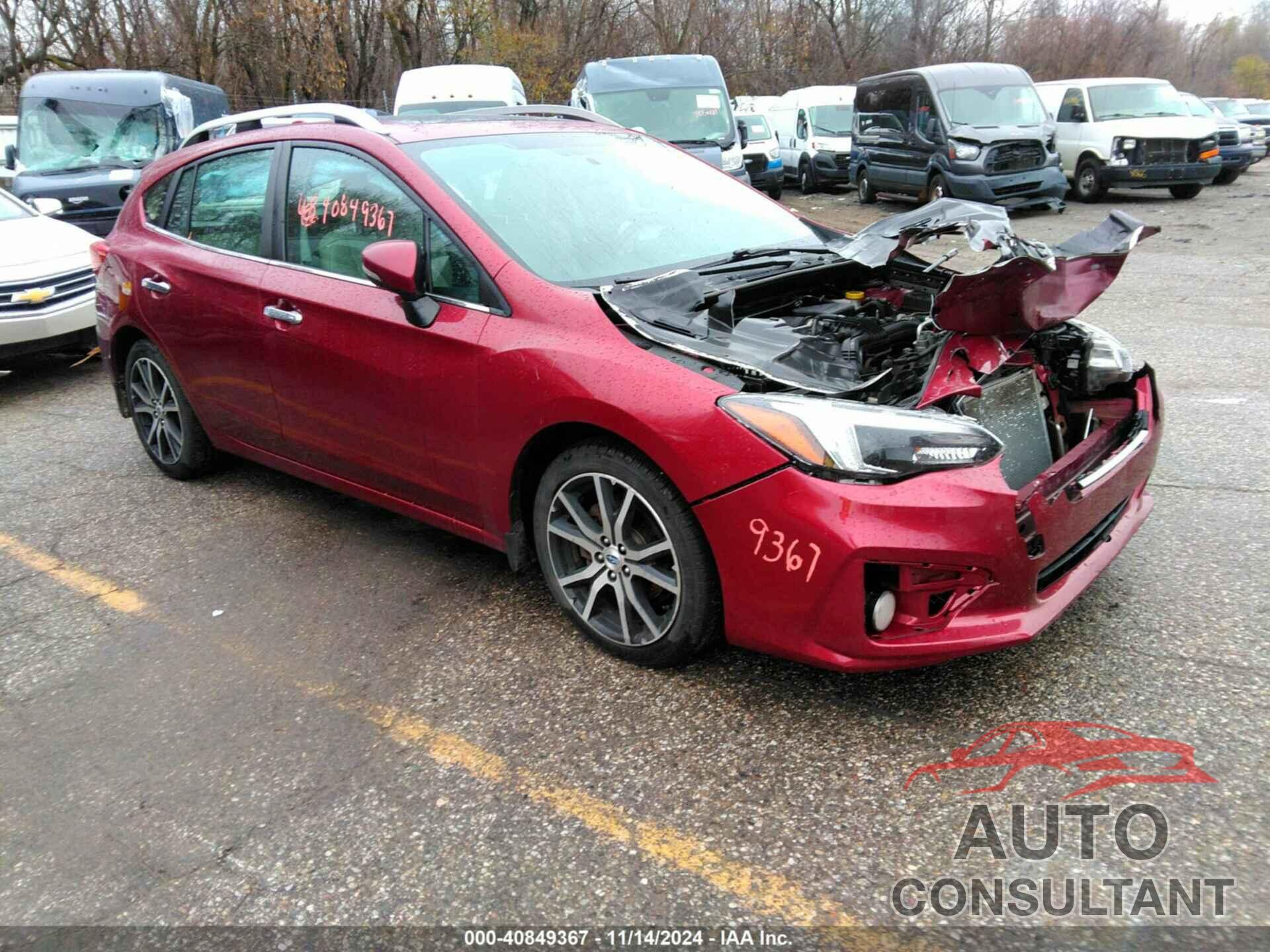 SUBARU IMPREZA 2018 - 4S3GTAT61J3725926