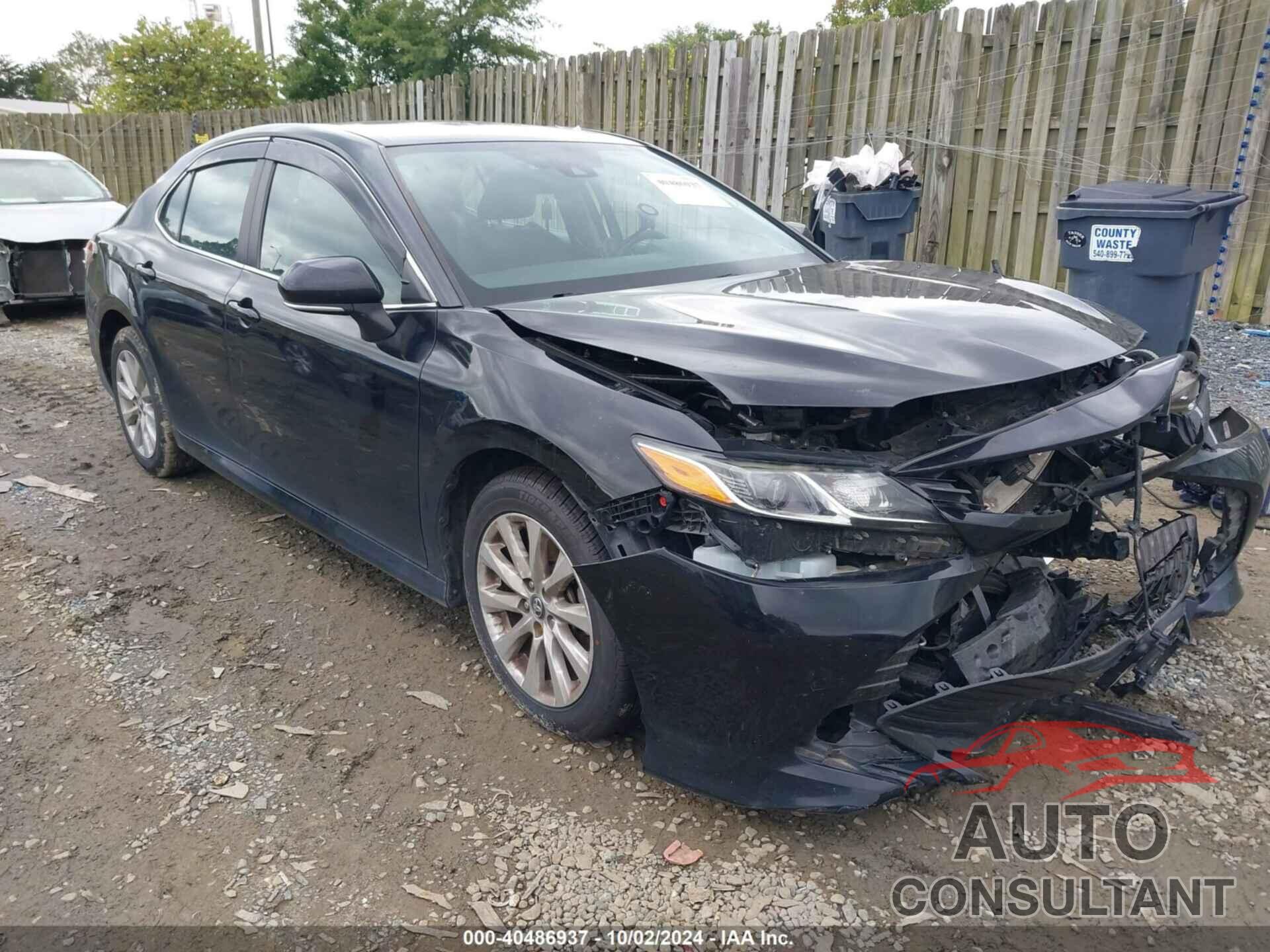 TOYOTA CAMRY 2019 - 4T1B11HK1KU270153