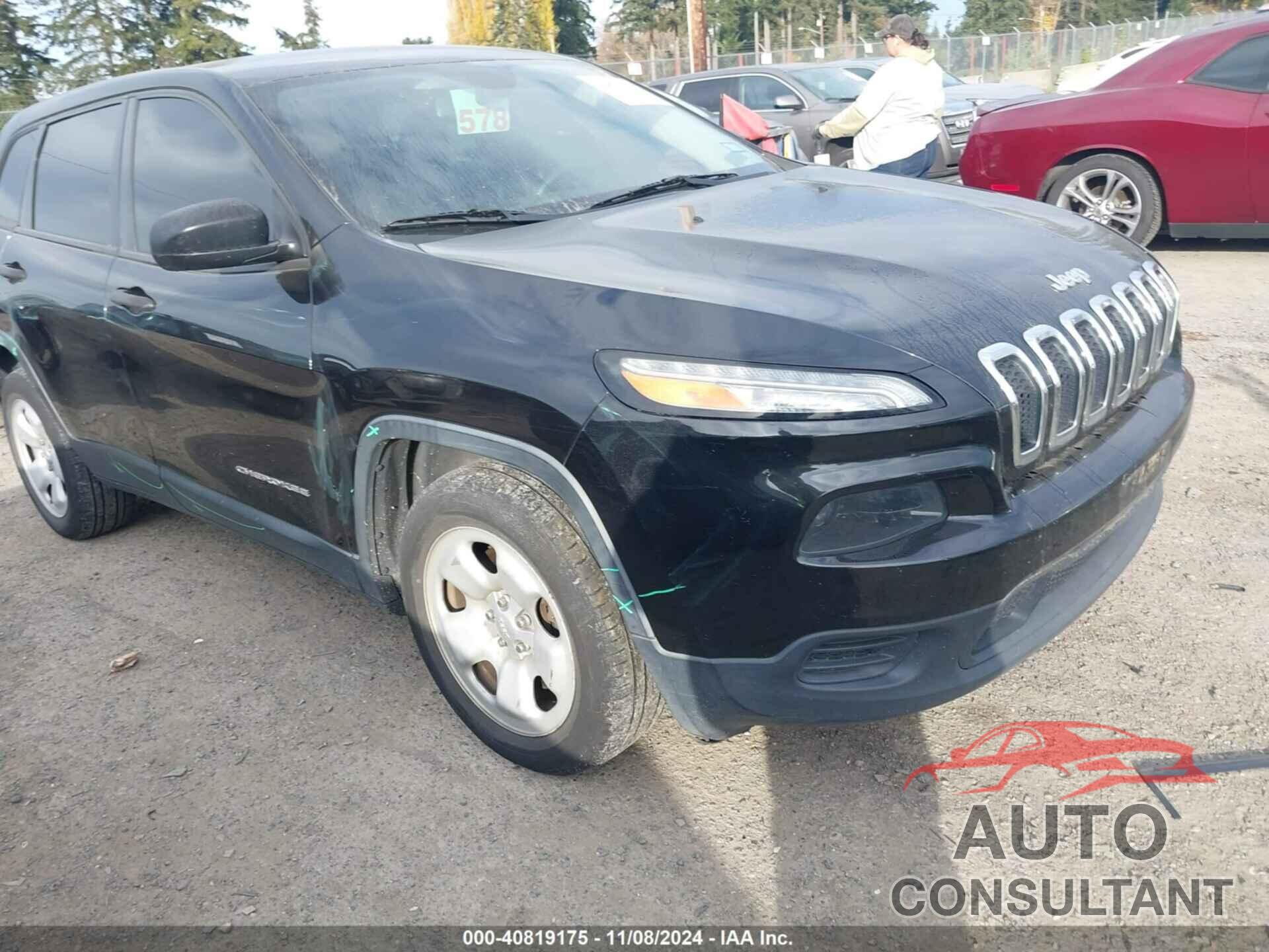 JEEP CHEROKEE 2016 - 1C4PJLAB8GW107284