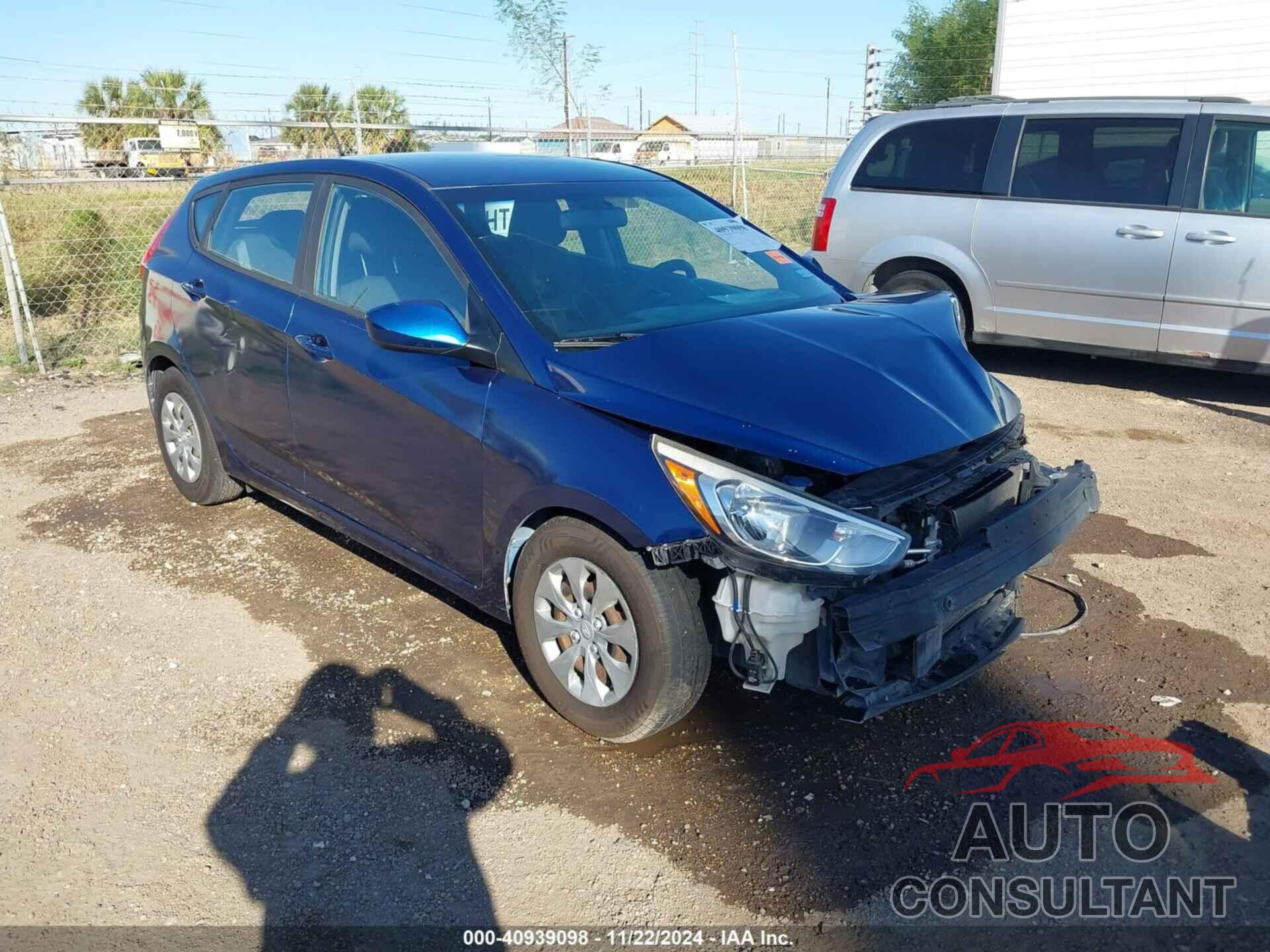 HYUNDAI ACCENT 2017 - KMHCT5AE1HU345257