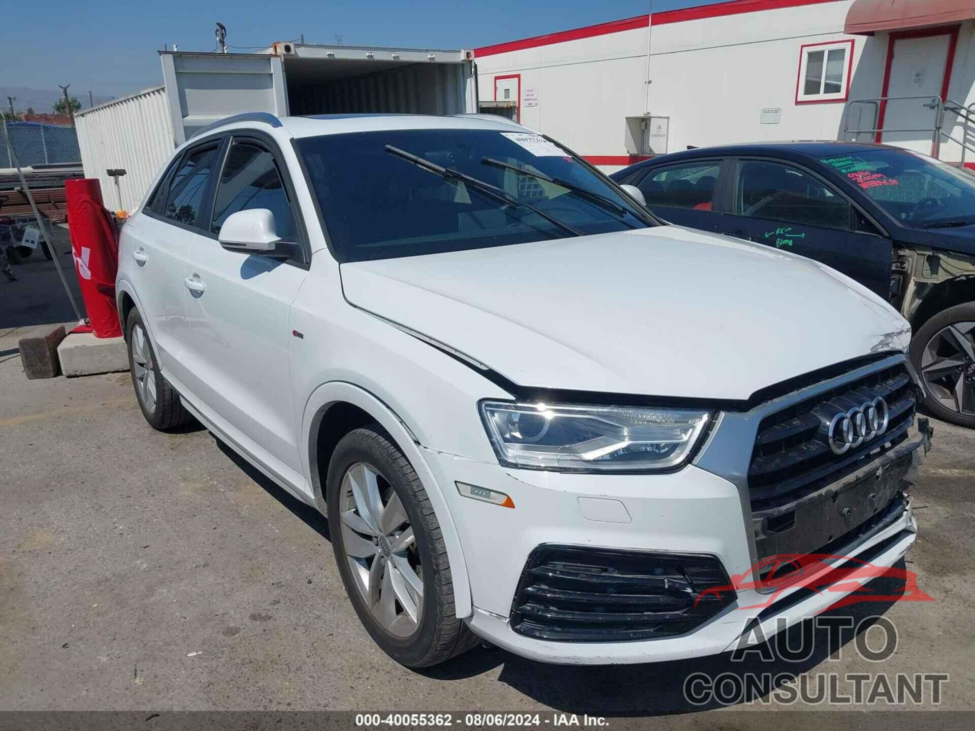 AUDI Q3 2018 - WA1BCCFS5JR031035