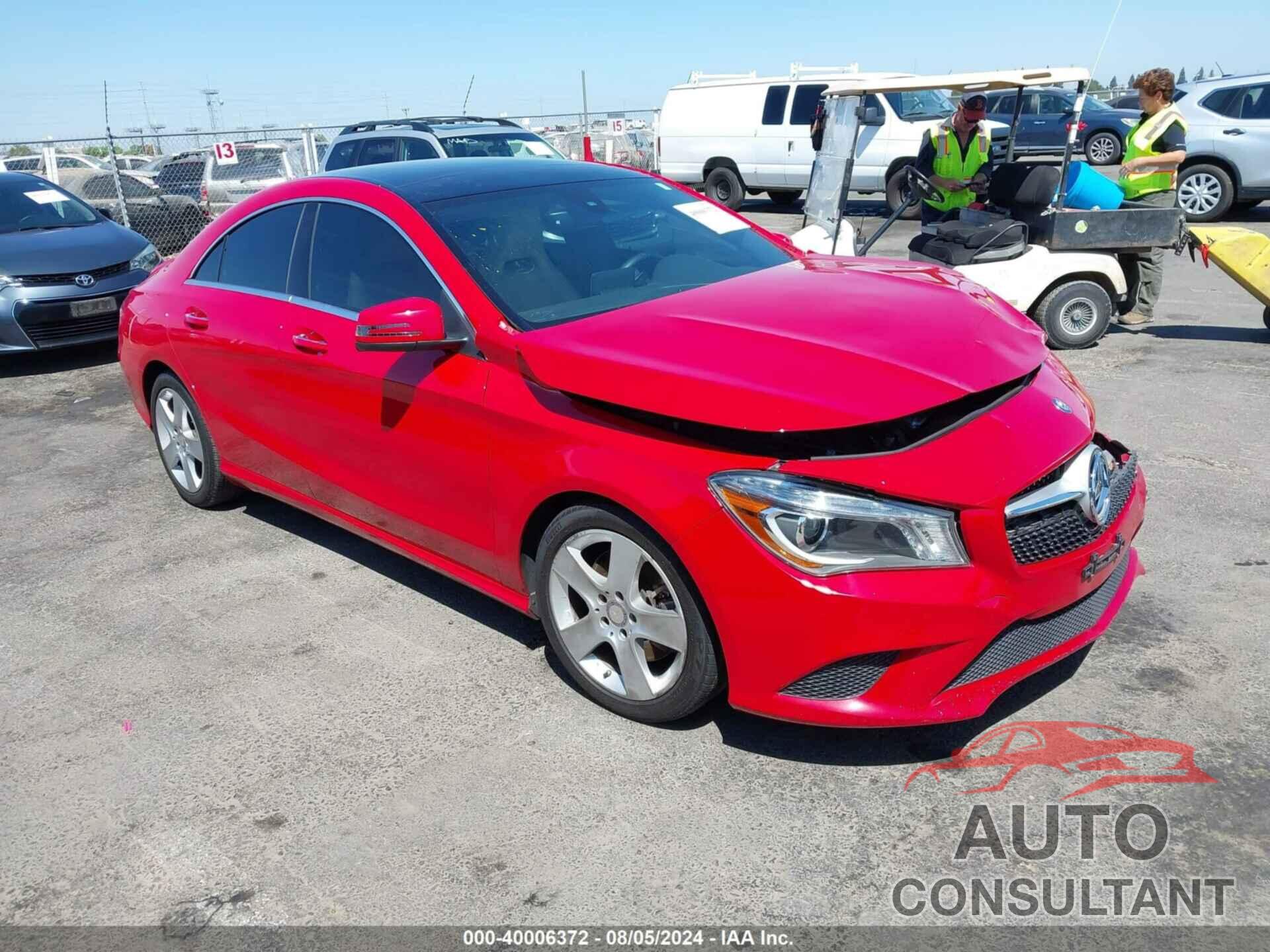 MERCEDES-BENZ CLA 250 2016 - WDDSJ4EB9GN331394