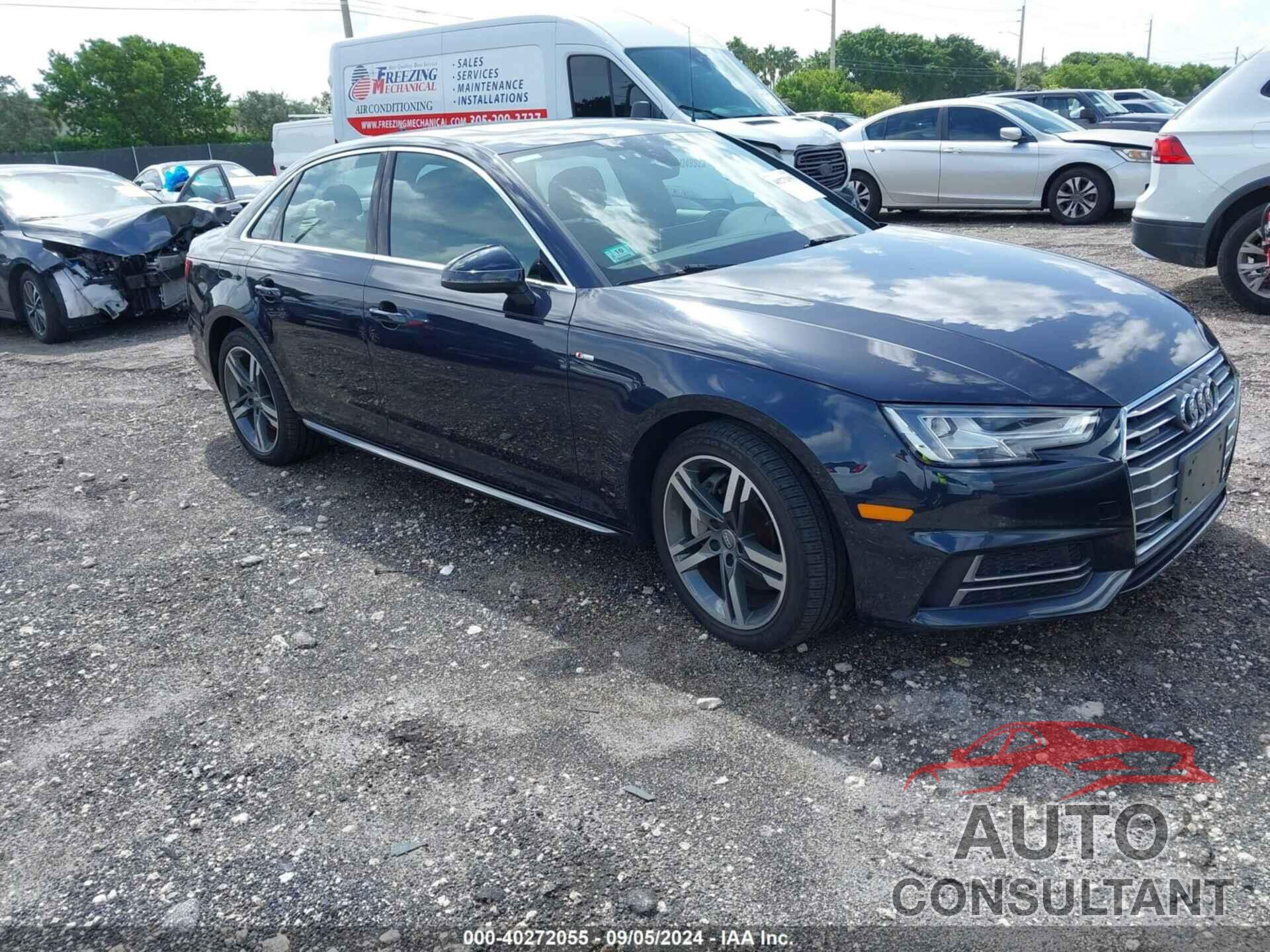 AUDI A4 2017 - WAUENAF44HN034235