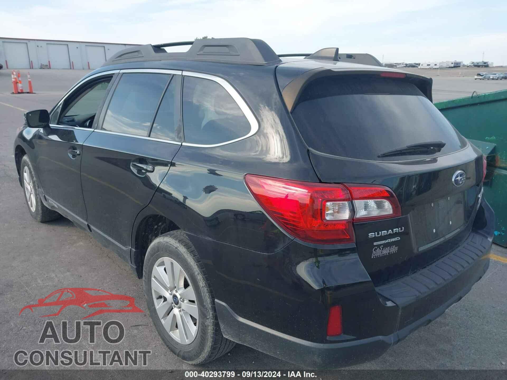 SUBARU OUTBACK 2017 - 4S4BSAFC2H3354036
