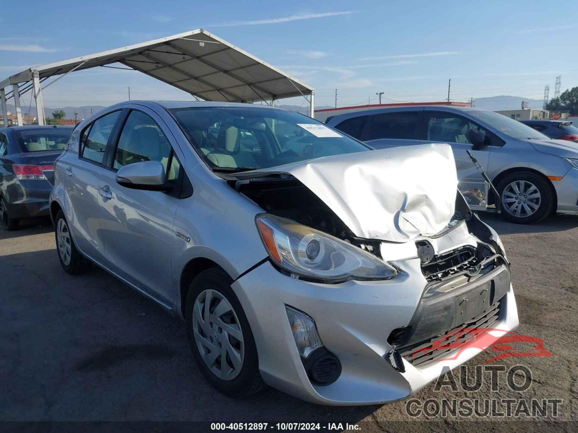TOYOTA PRIUS C 2015 - JTDKDTB31F1091627