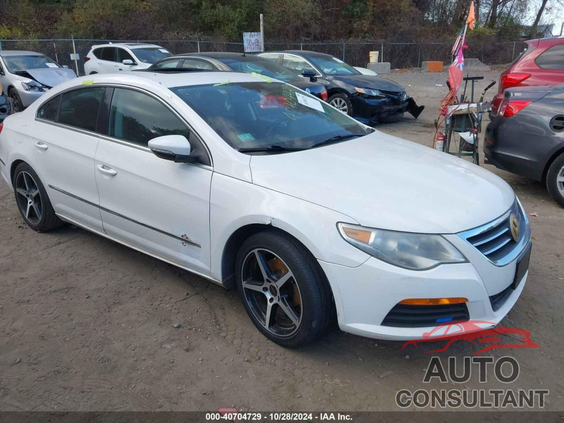 VOLKSWAGEN CC 2011 - WVWMP7AN4BE719385
