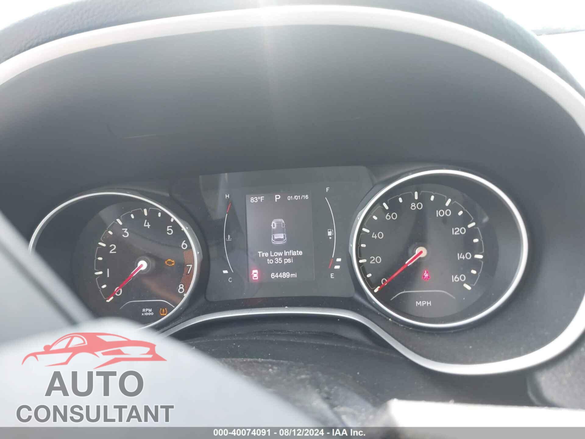 JEEP NEW COMPASS 2017 - 3C4NJDBB2HT680121