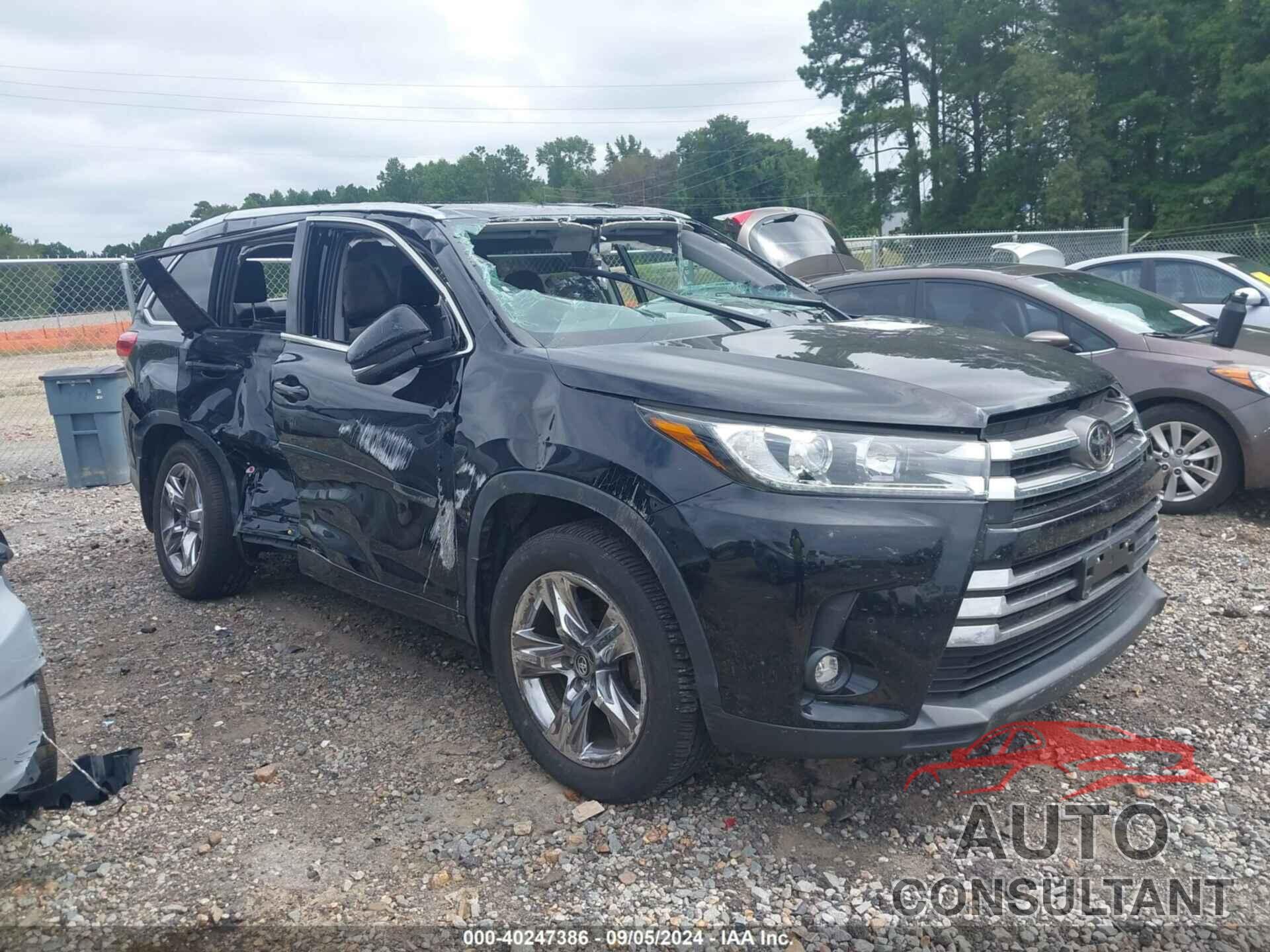 TOYOTA HIGHLANDER 2019 - 5TDDZRFH8KS720834