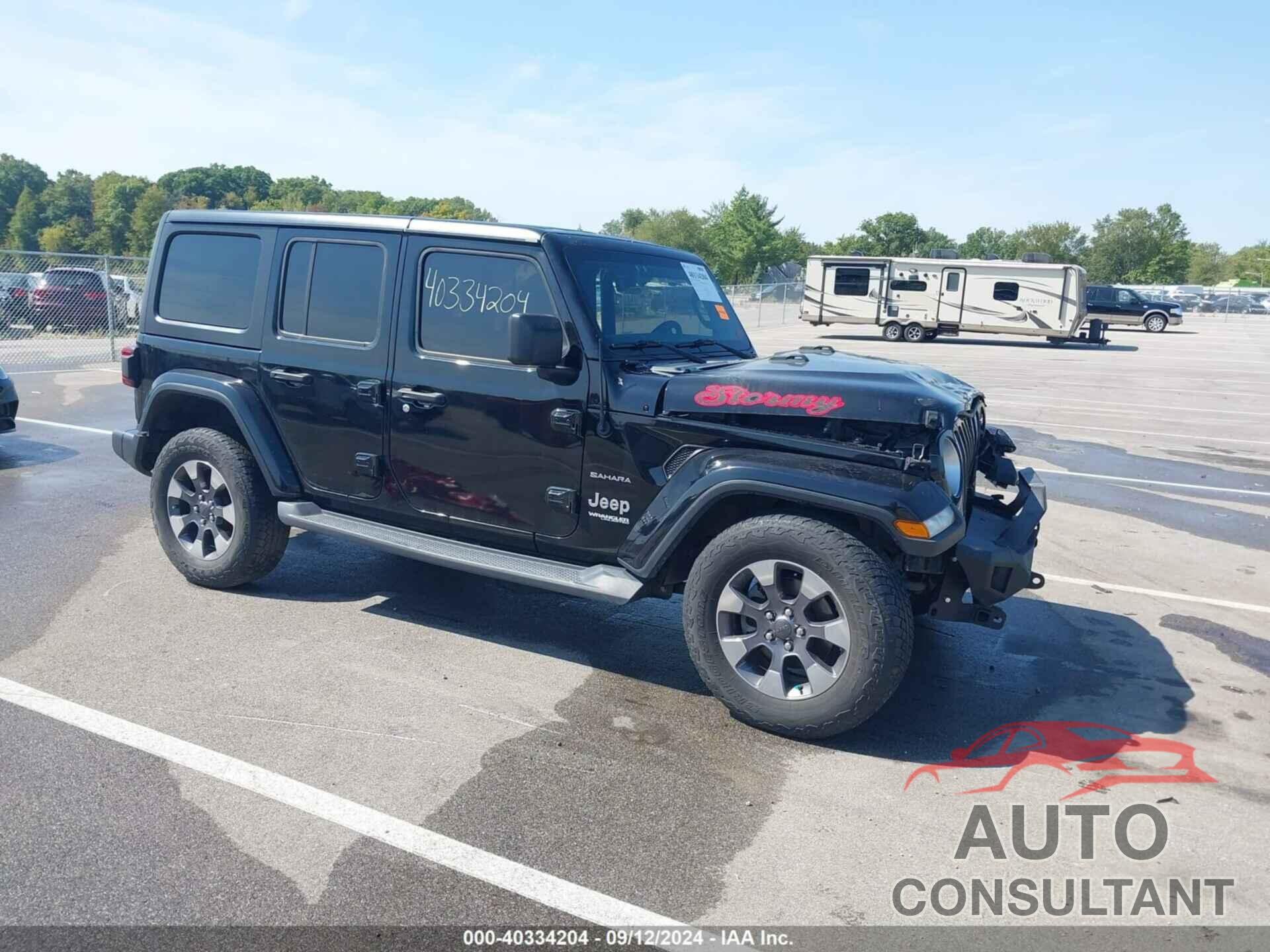 JEEP WRANGLER UNLIMITED 2018 - 1C4HJXEG5JW130465