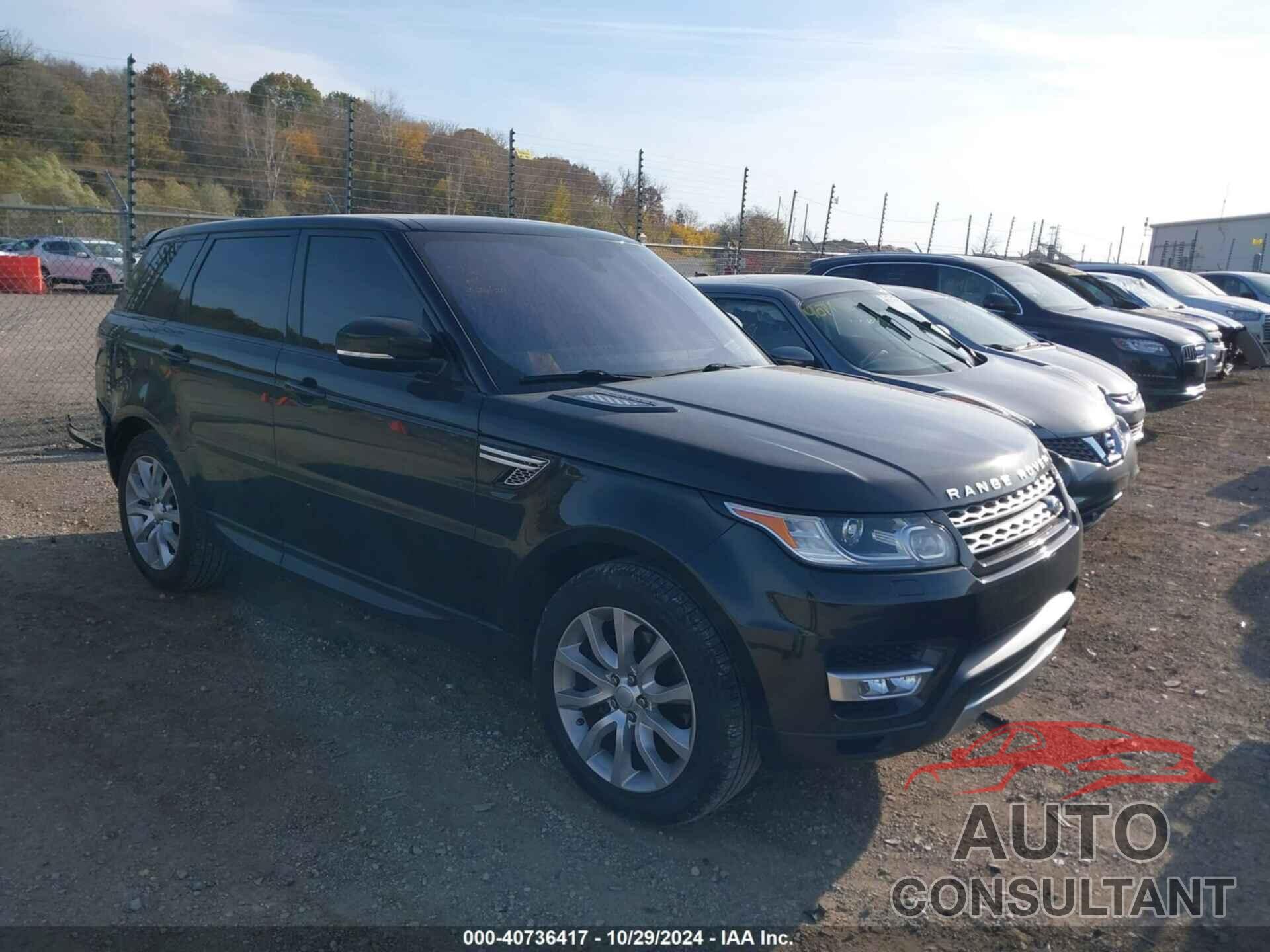 LAND ROVER RANGE ROVER SPORT 2016 - SALWR2PF1GA120361