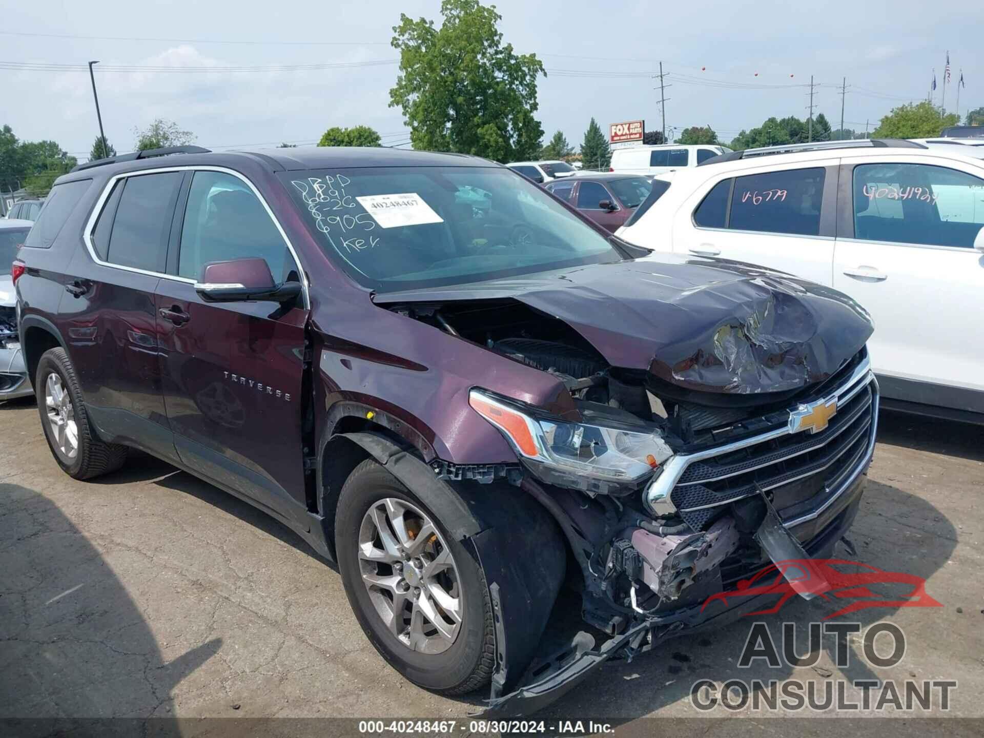 CHEVROLET TRAVERSE 2019 - 1GNERGKW9KJ156905