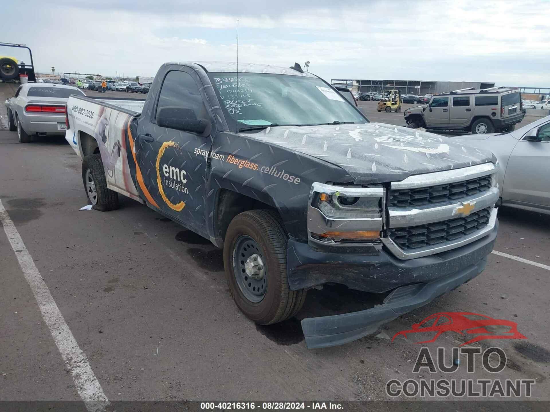 CHEVROLET SILVERADO 1500 2017 - 1GCNCNEH6HZ132745