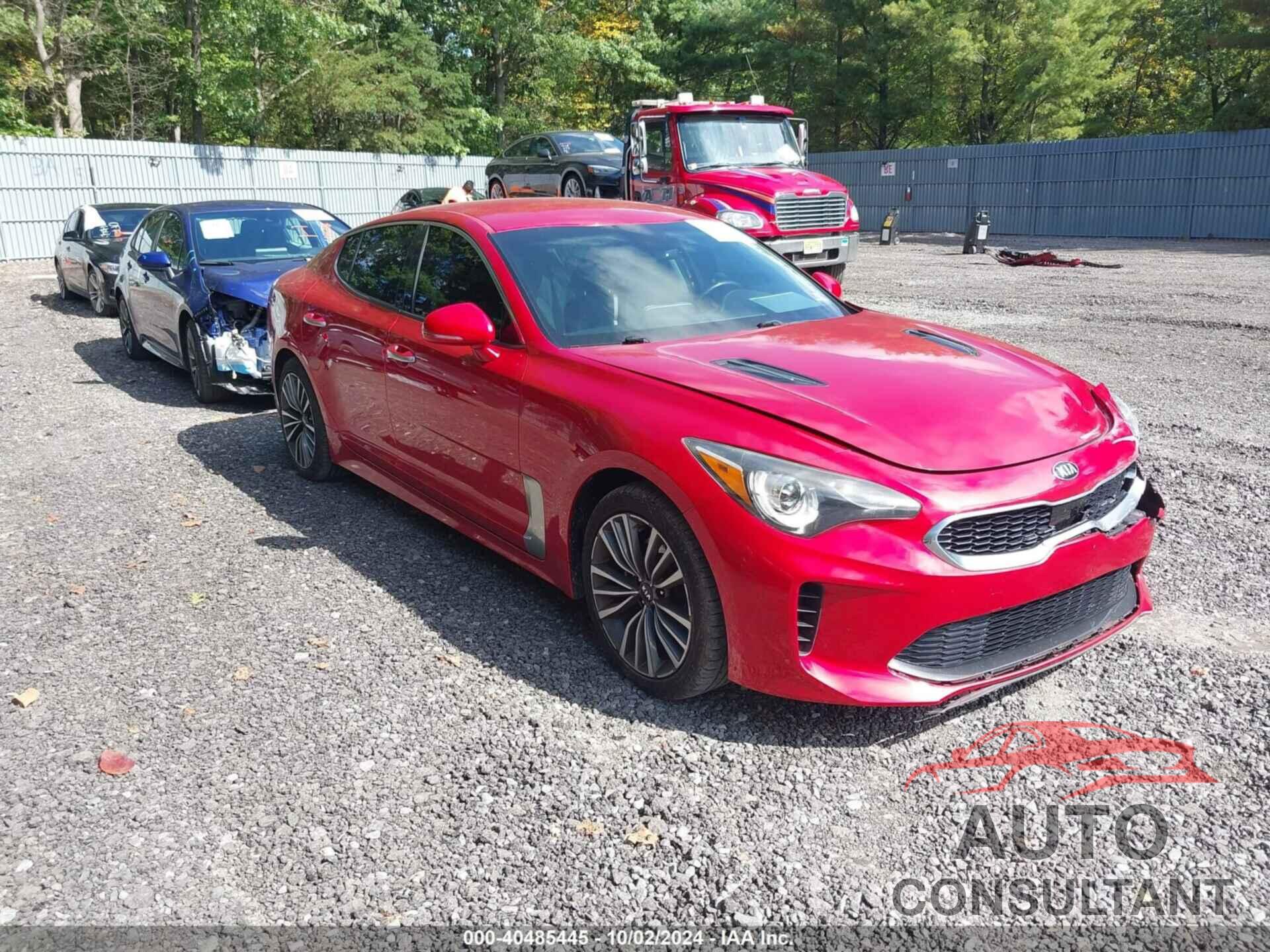 KIA STINGER 2019 - KNAE15LA9K6049635