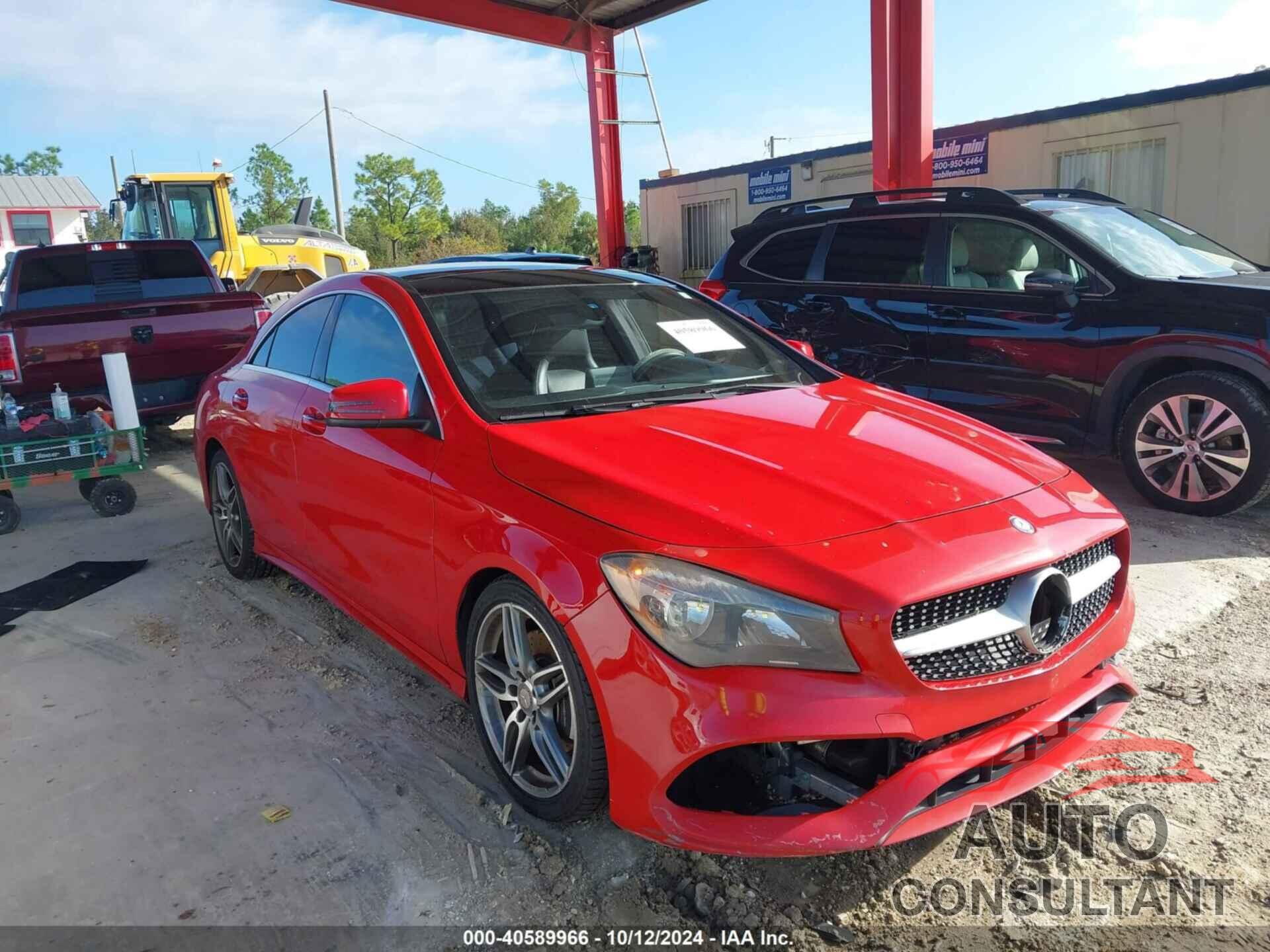 MERCEDES-BENZ CLA 250 2017 - WDDSJ4EB5HN427945