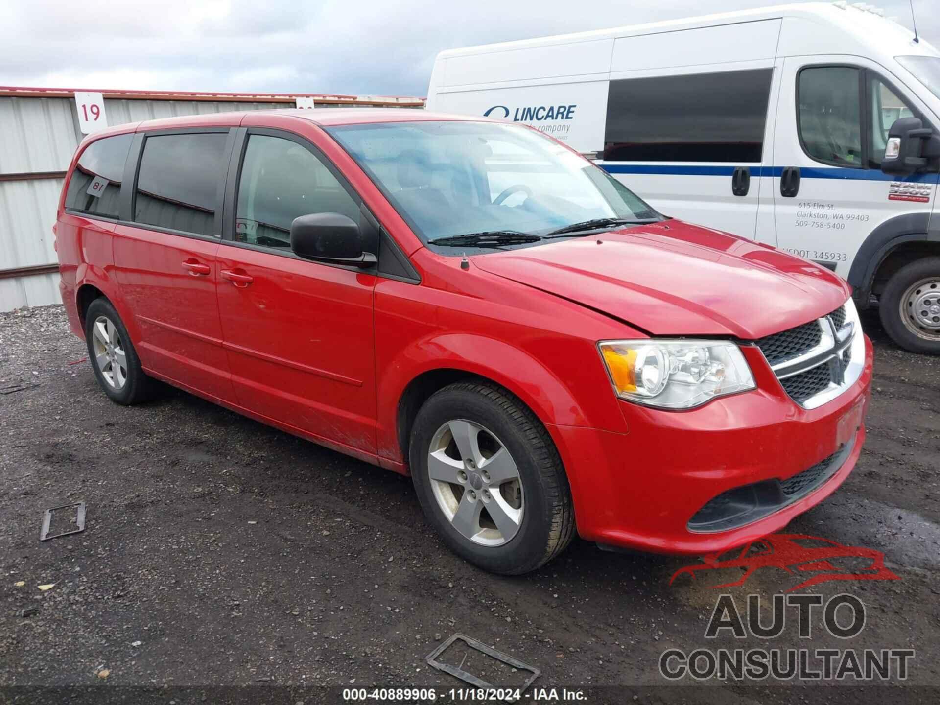 DODGE GRAND CARAVAN 2013 - 2C4RDGBG2DR601243