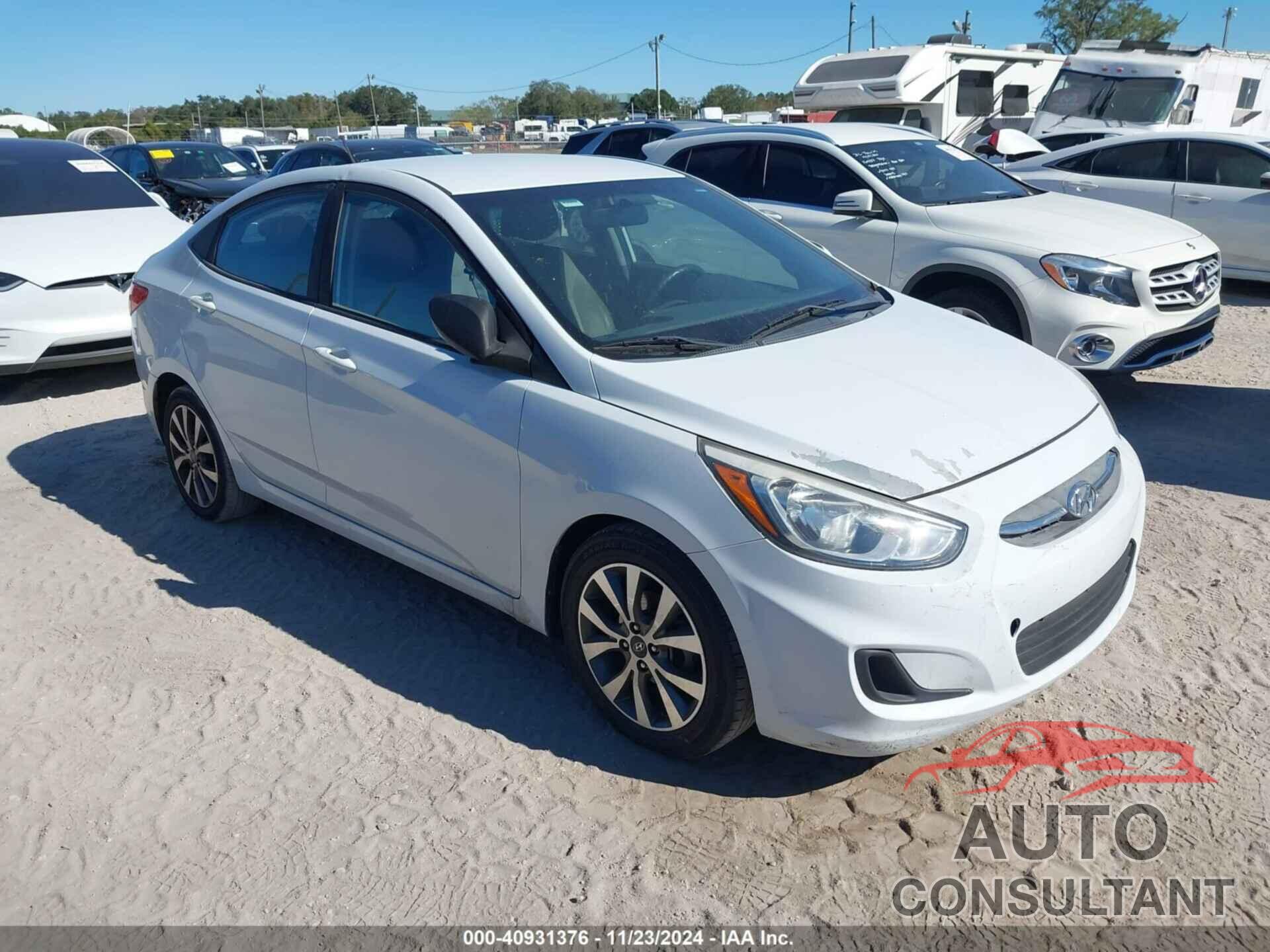 HYUNDAI ACCENT 2017 - KMHCT4AE4HU362421