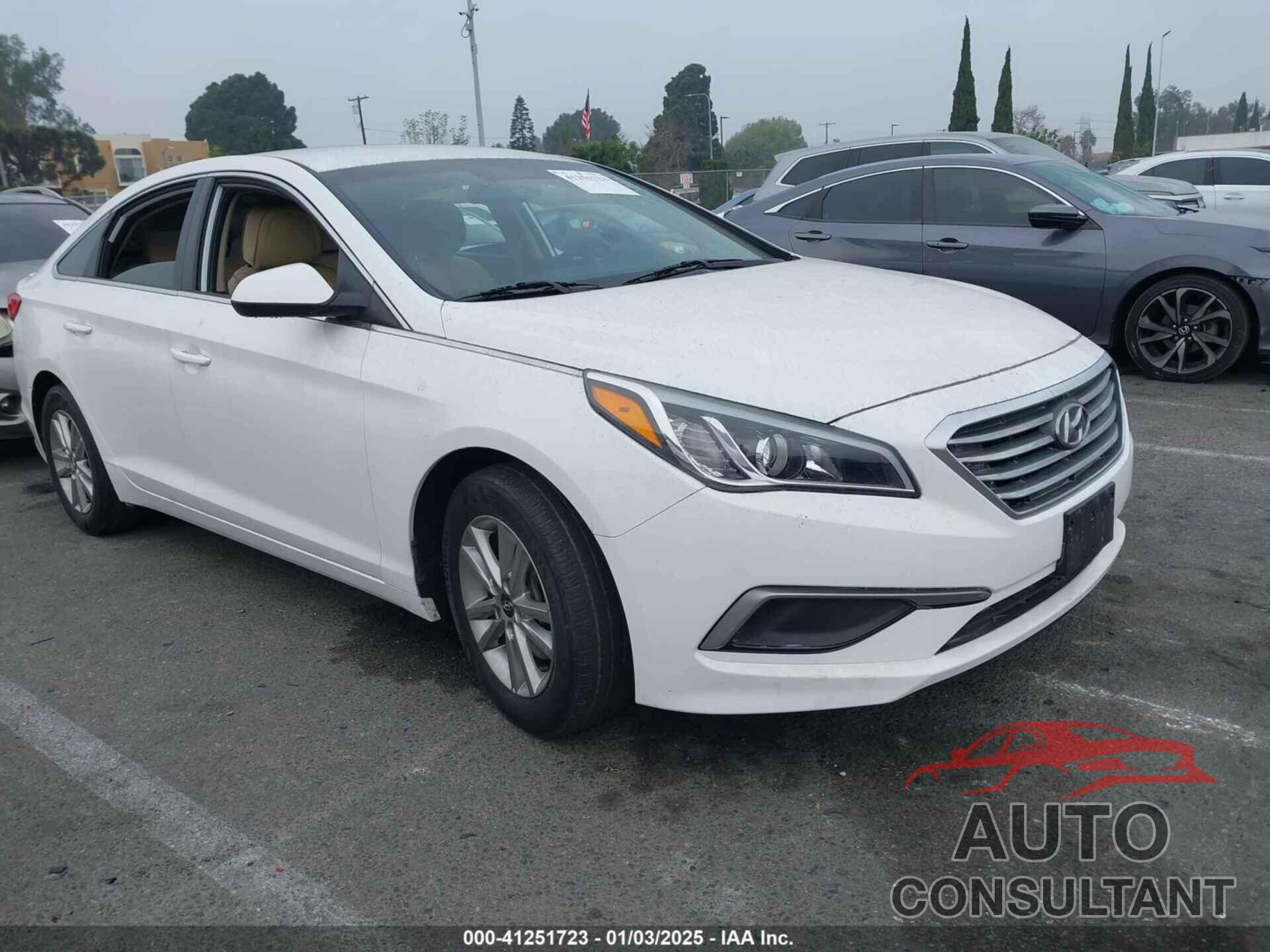 HYUNDAI SONATA 2017 - 5NPE24AFXHH543414