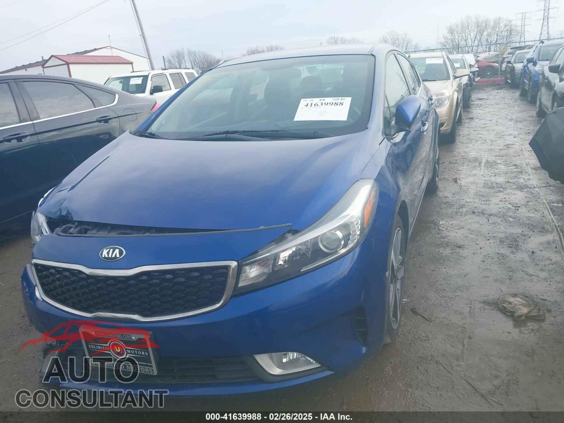 KIA FORTE 2017 - 3KPFL4A80HE051367