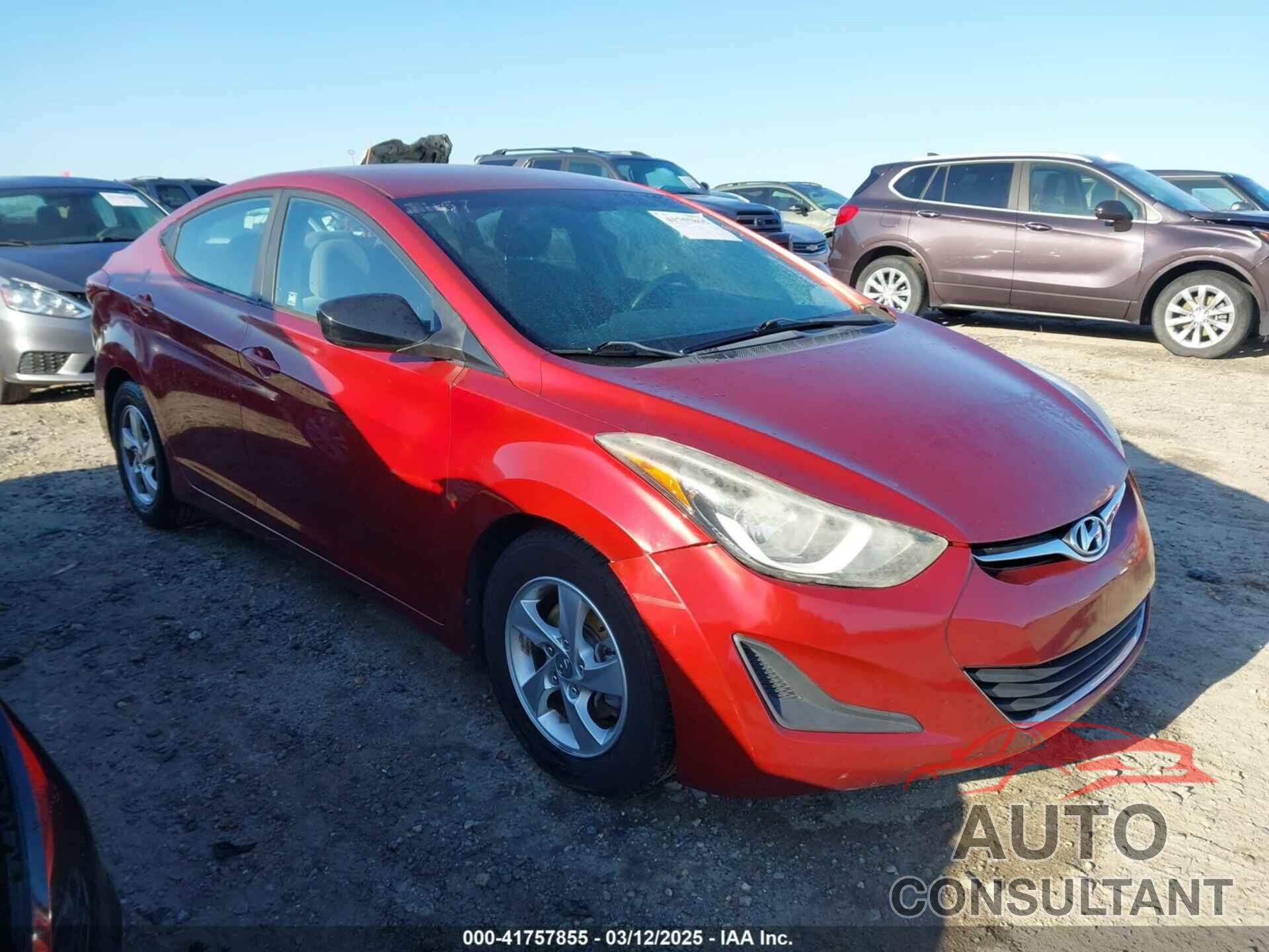 HYUNDAI ELANTRA 2014 - 5NPDH4AE1EH536249