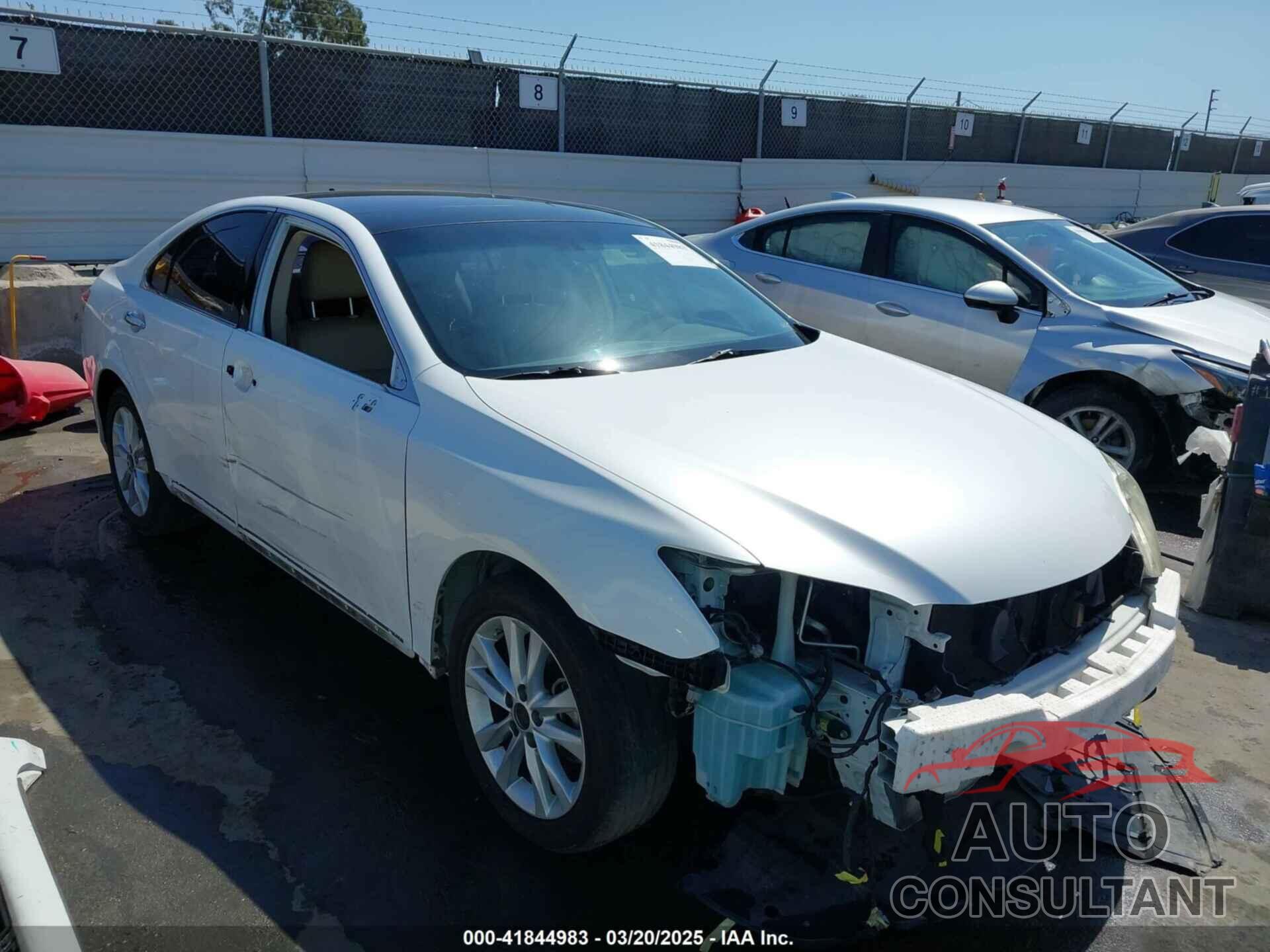 LEXUS ES 350 2011 - JTHBK1EG3B2460872
