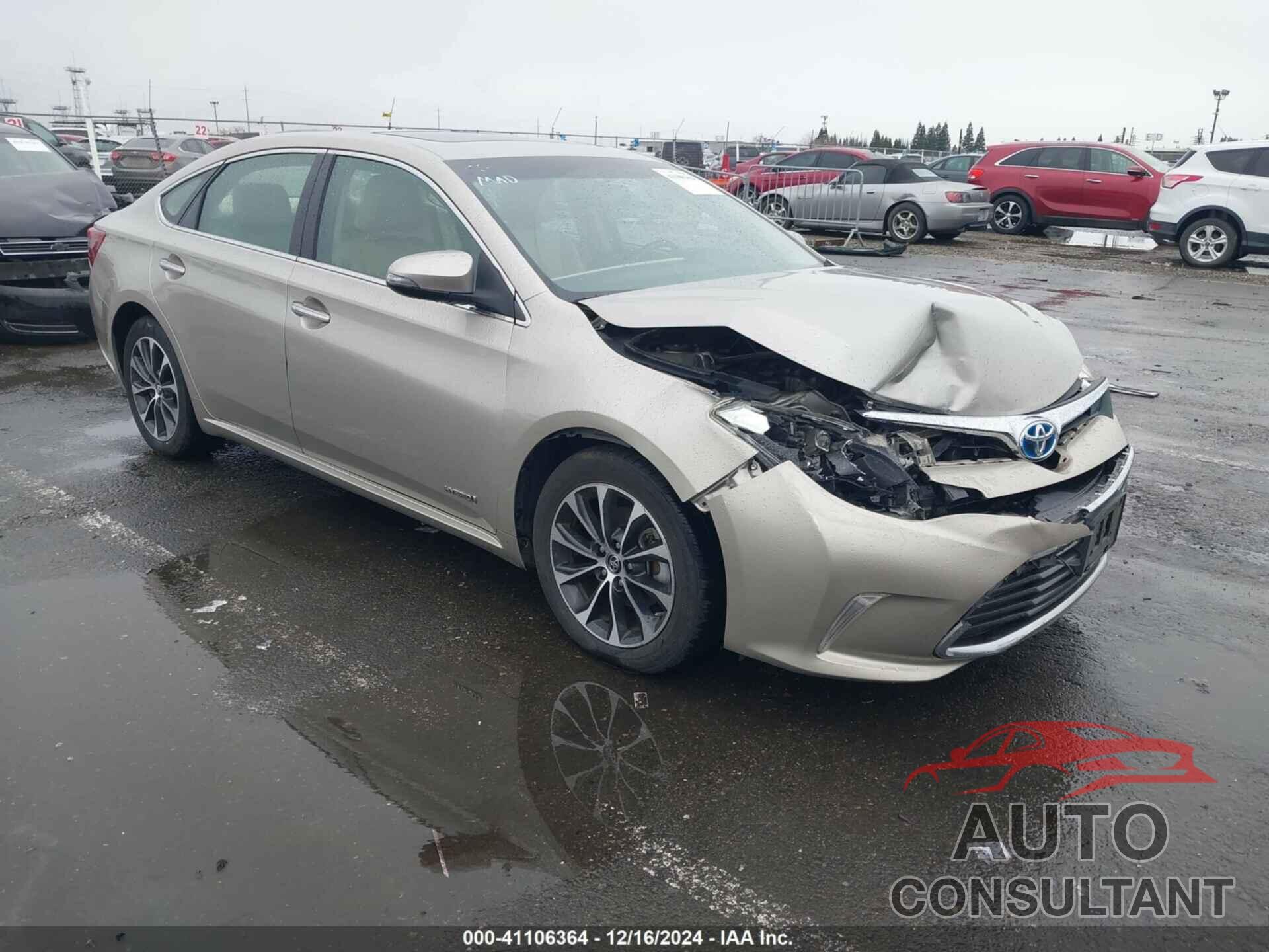 TOYOTA AVALON HYBRID 2016 - 4T1BD1EB8GU048485