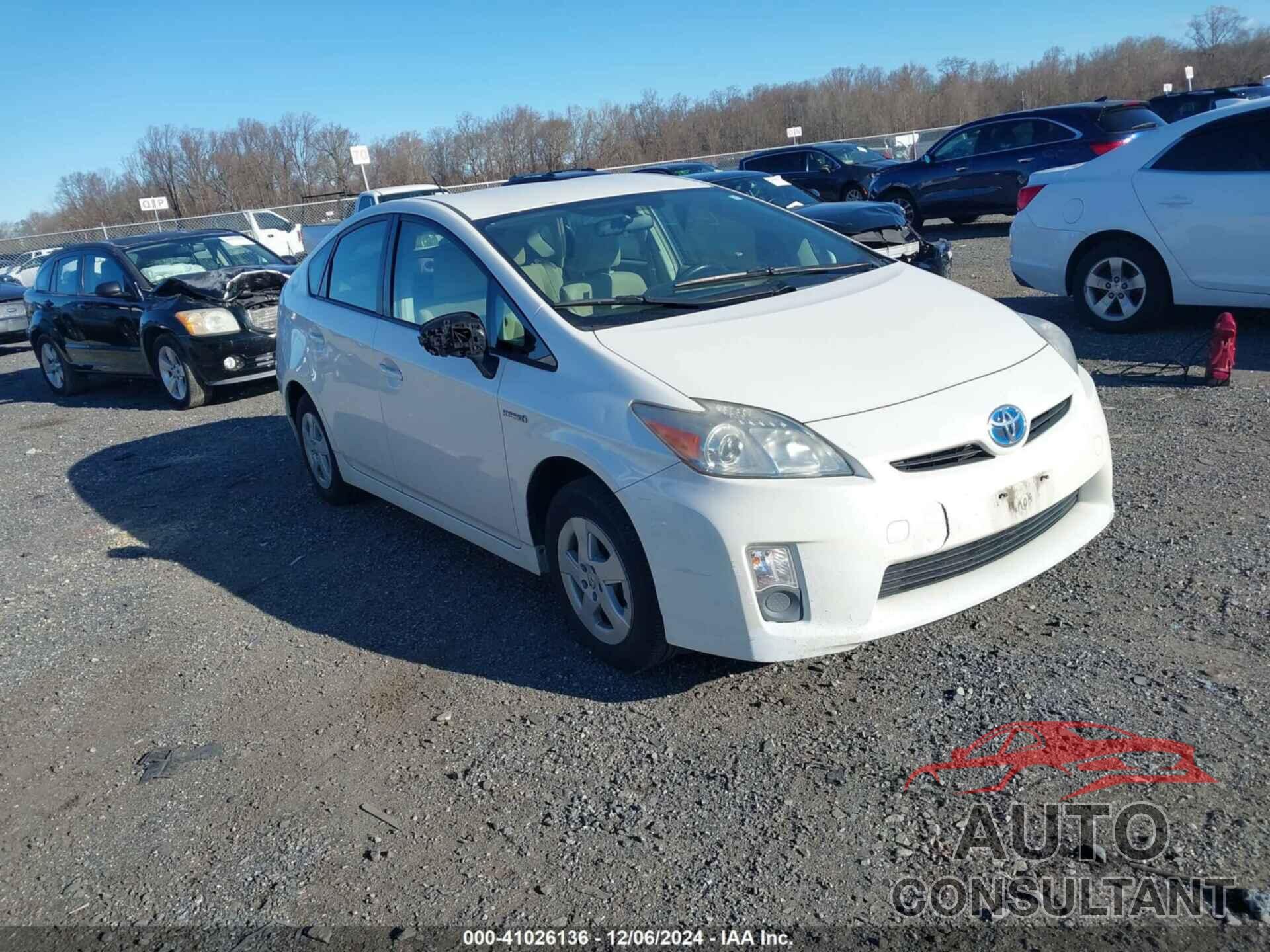 TOYOTA PRIUS 2011 - JTDKN3DU9B5321663