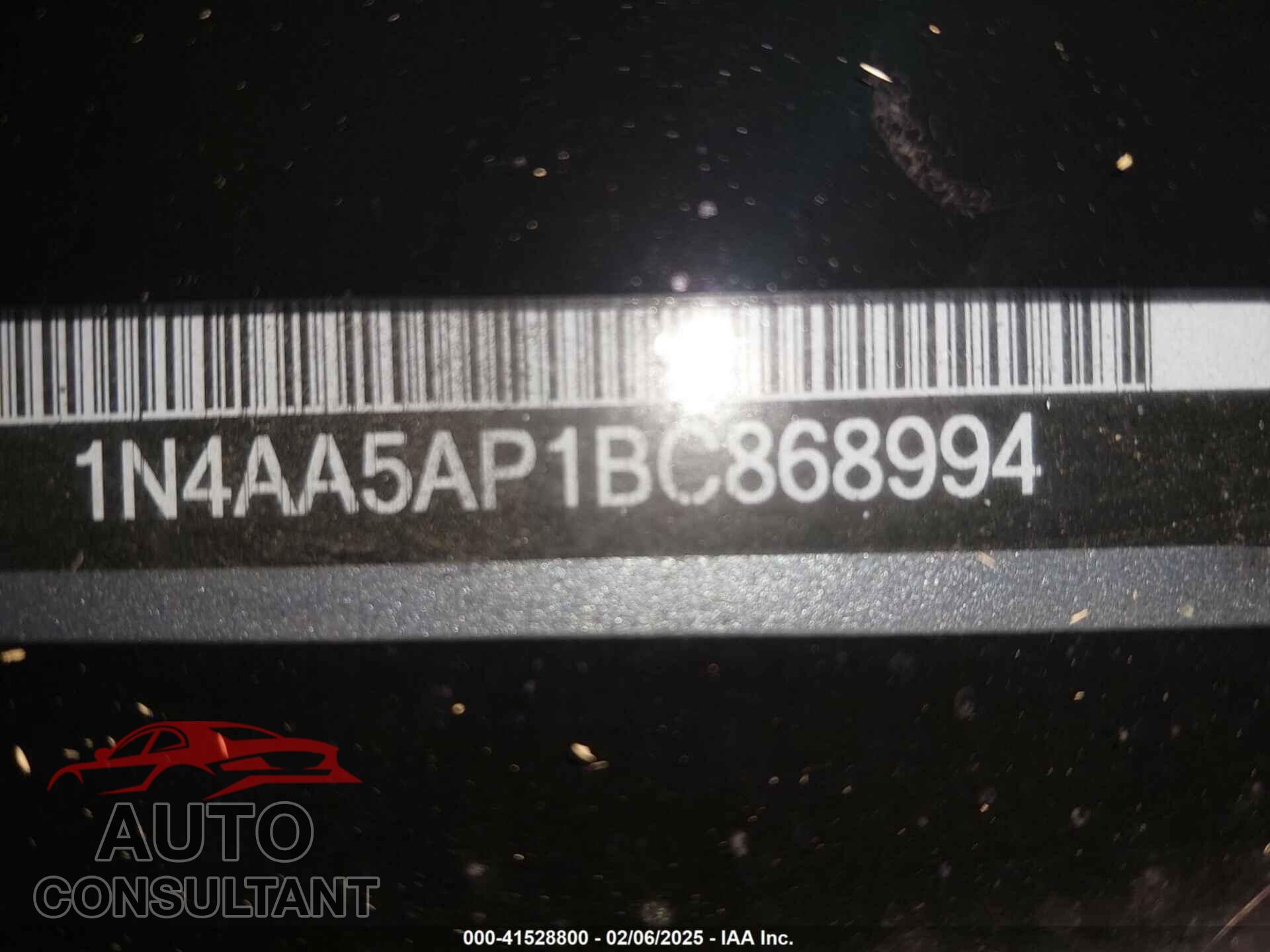 NISSAN MAXIMA 2011 - 1N4AA5AP1BC868994