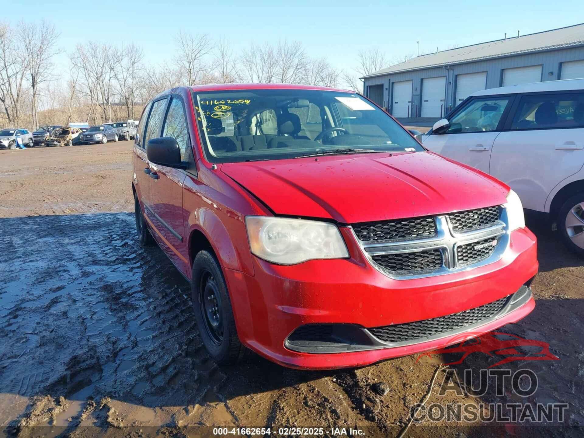DODGE GRAND CARAVAN 2012 - 2C4RDGBG1CR277765