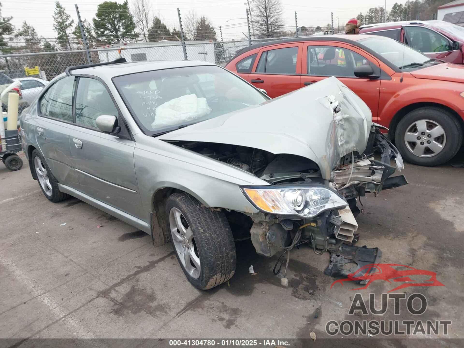 SUBARU LEGACY 2009 - 4S3BL626497212456