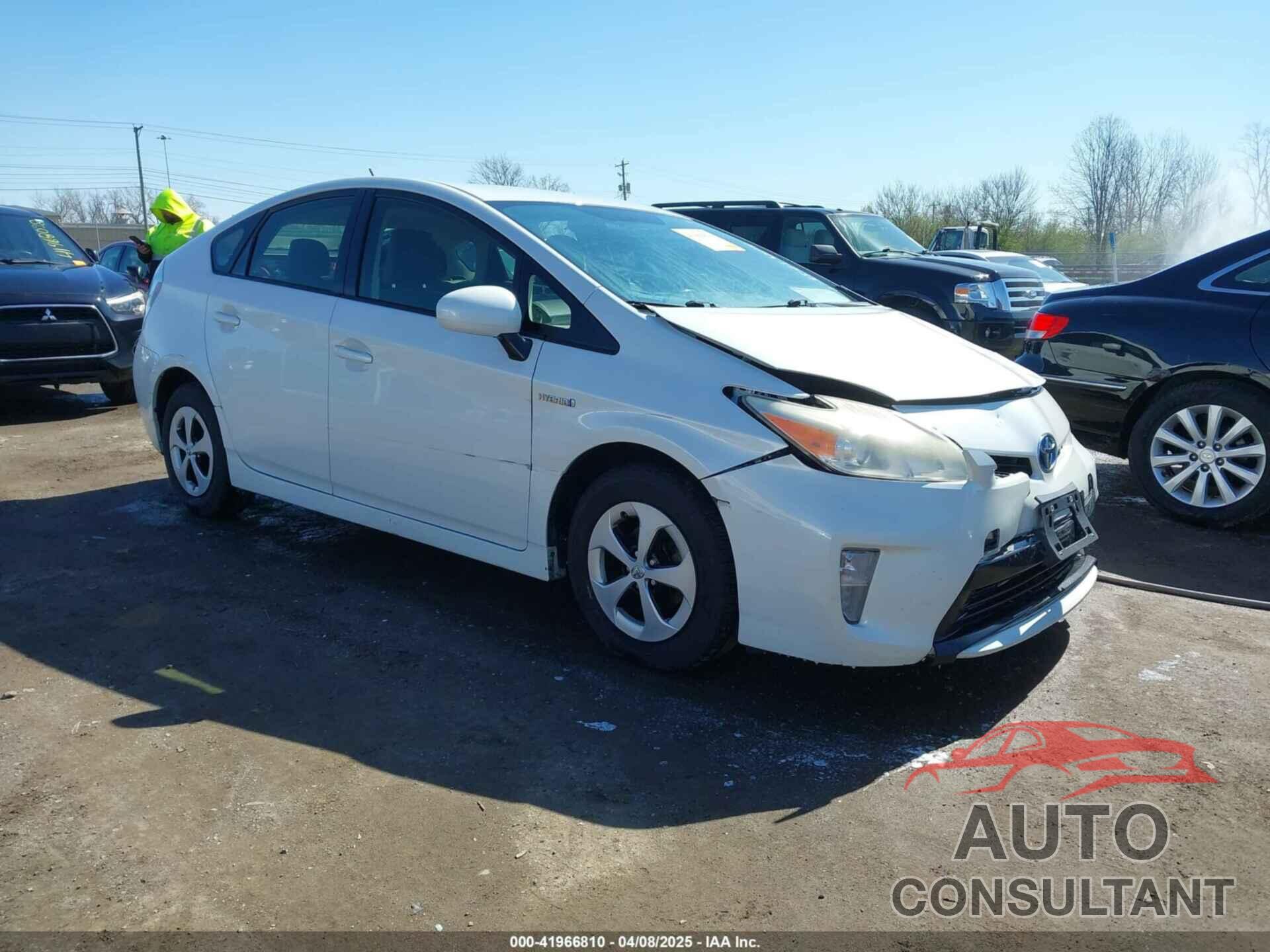 TOYOTA PRIUS 2013 - JTDKN3DU7D0347484
