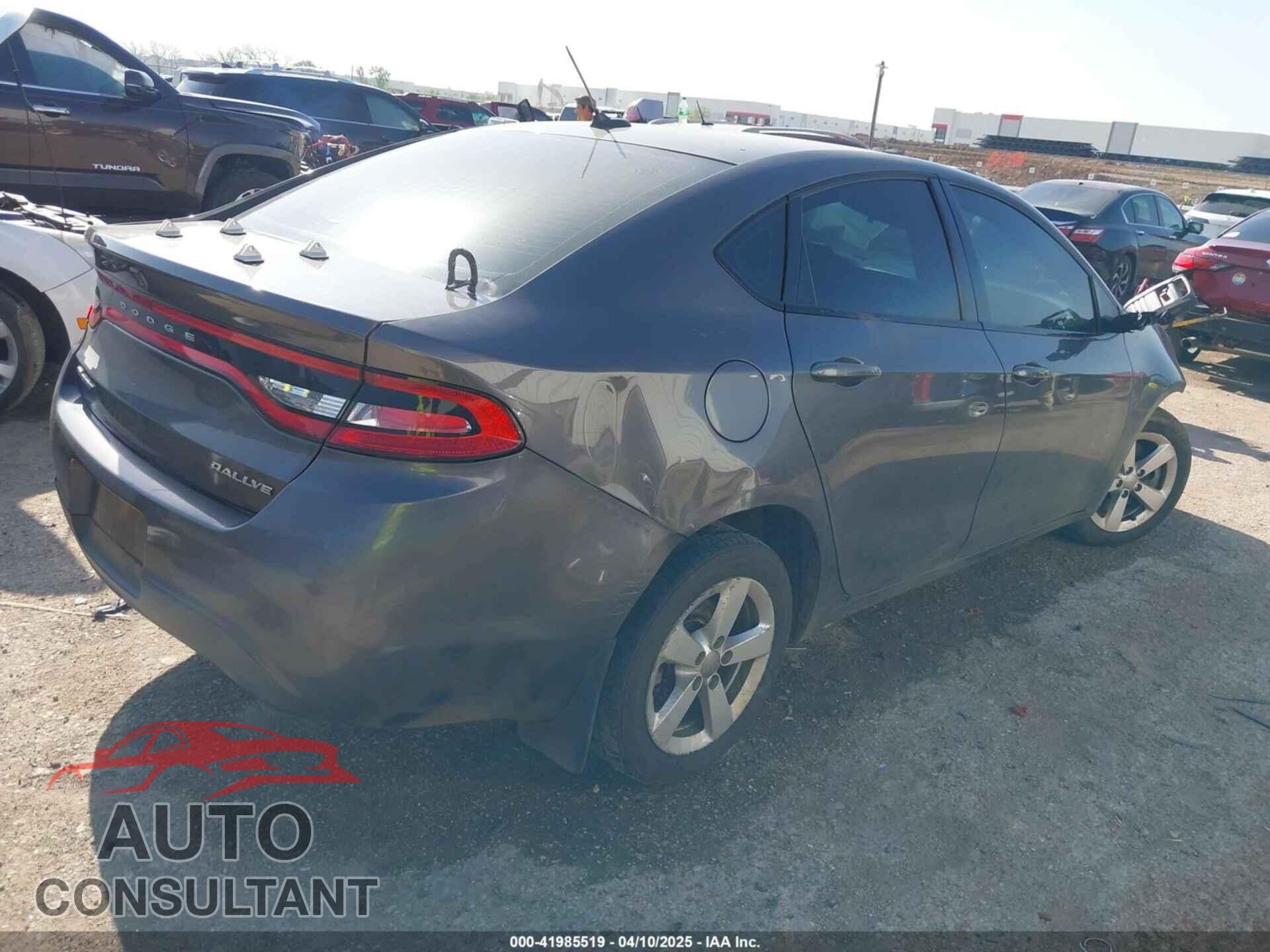 DODGE DART 2016 - 1C3CDFBB2GD530755