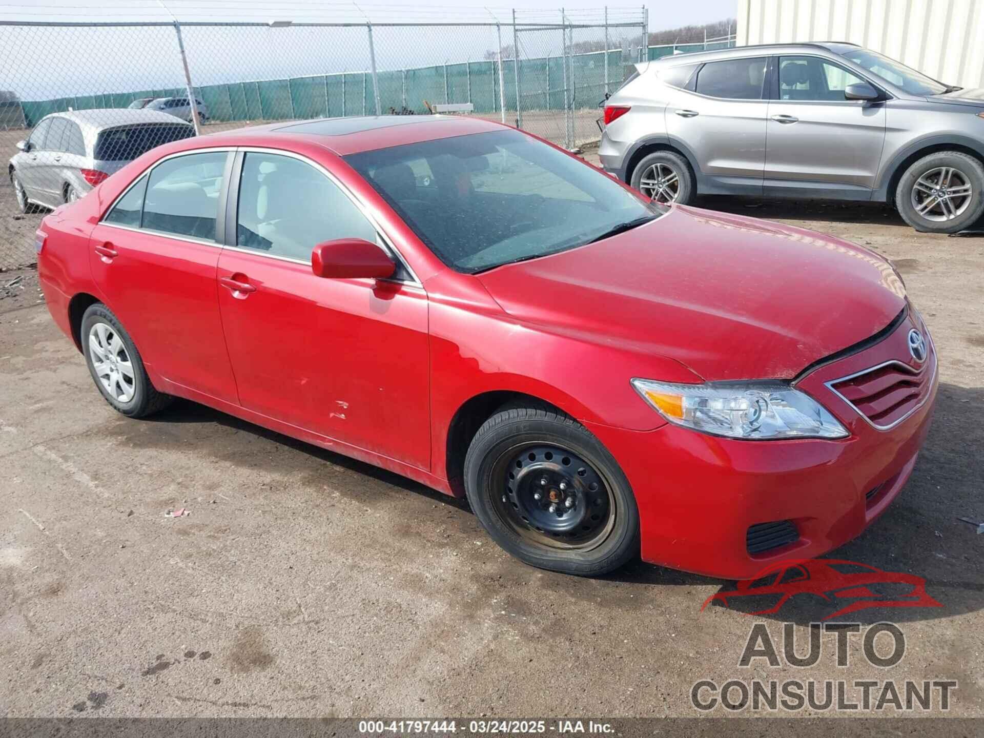 TOYOTA CAMRY 2010 - 4T4BF3EK8AR019684