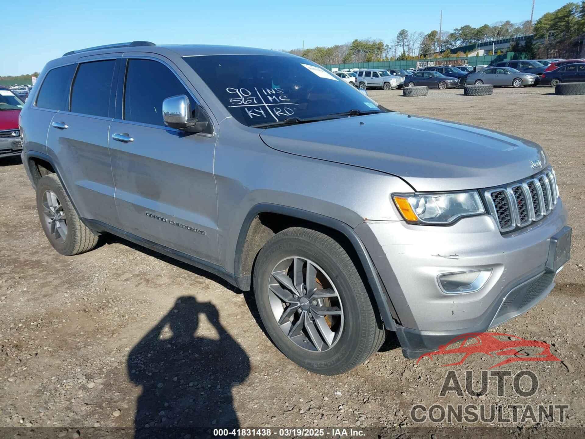 JEEP GRAND CHEROKEE 2017 - 1C4RJFBGXHC603856