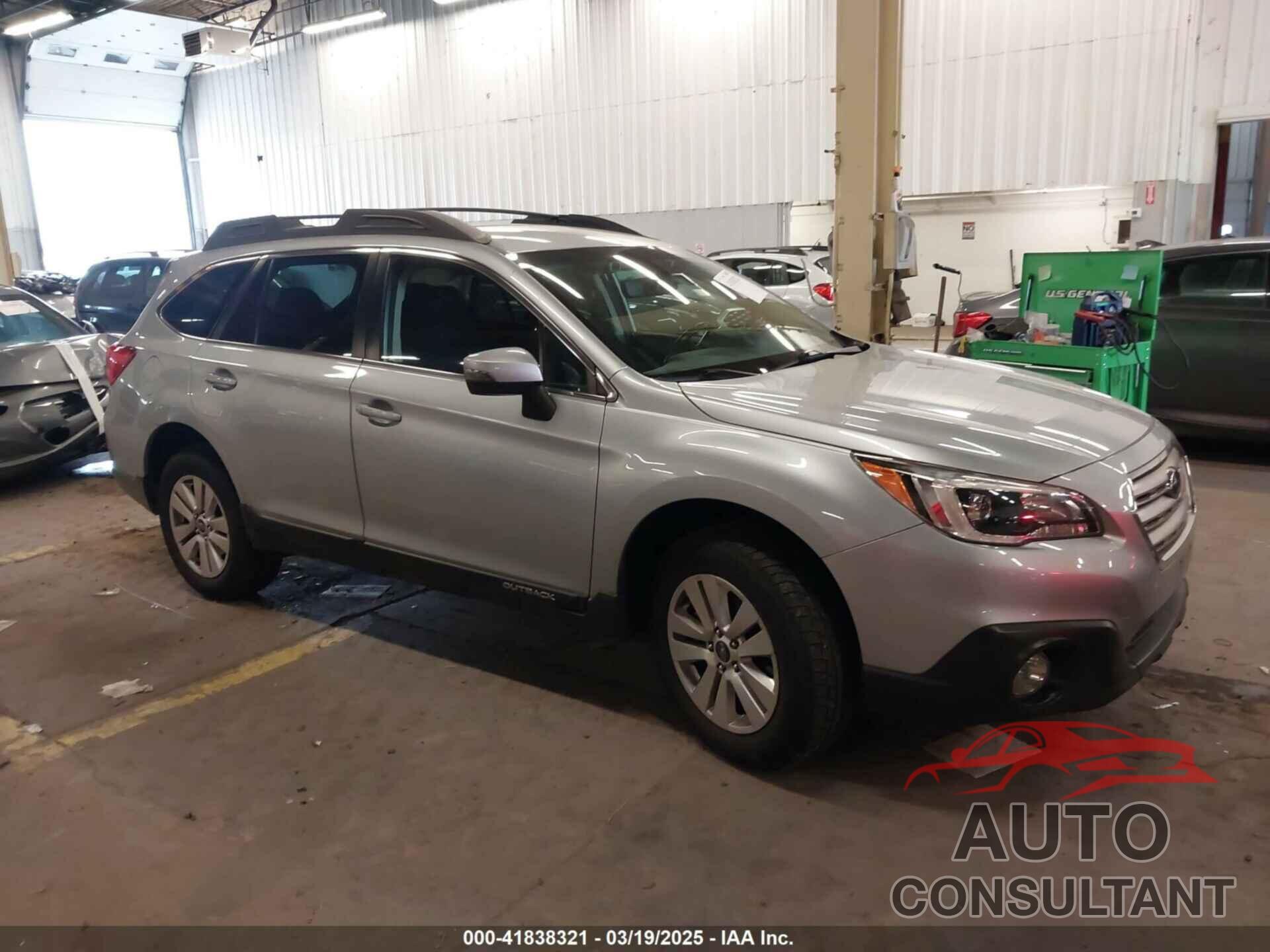 SUBARU OUTBACK 2017 - 4S4BSAFCXH3225669