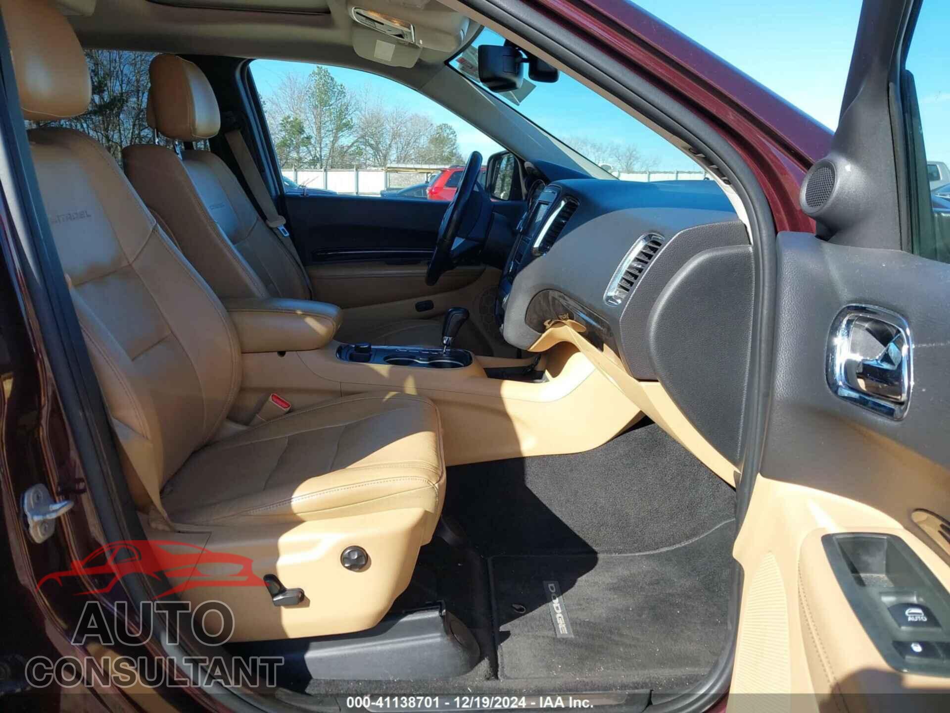 DODGE DURANGO 2012 - 1C4SDJETXCC192584