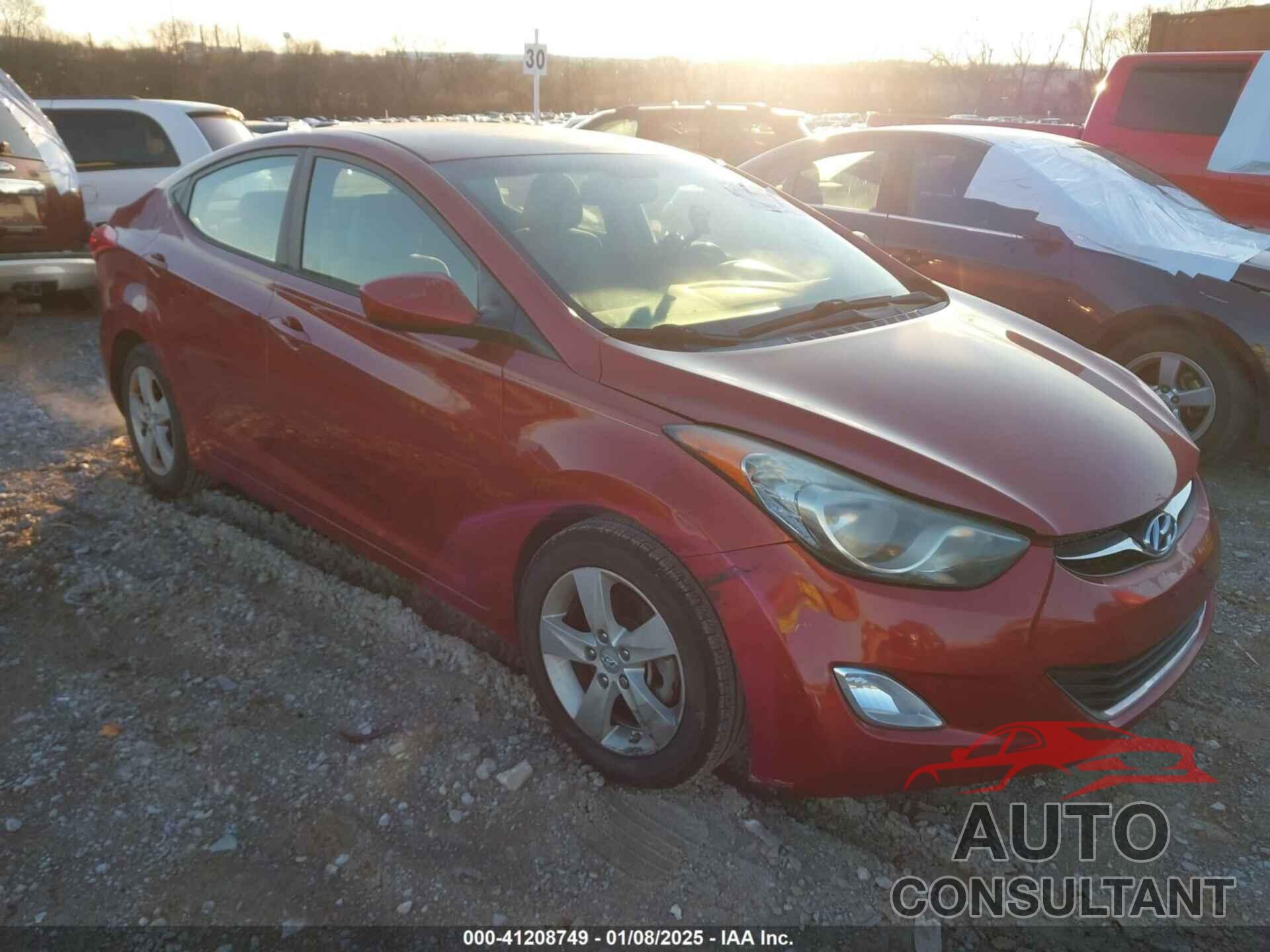 HYUNDAI ELANTRA 2013 - KMHDH4AEXDU530286