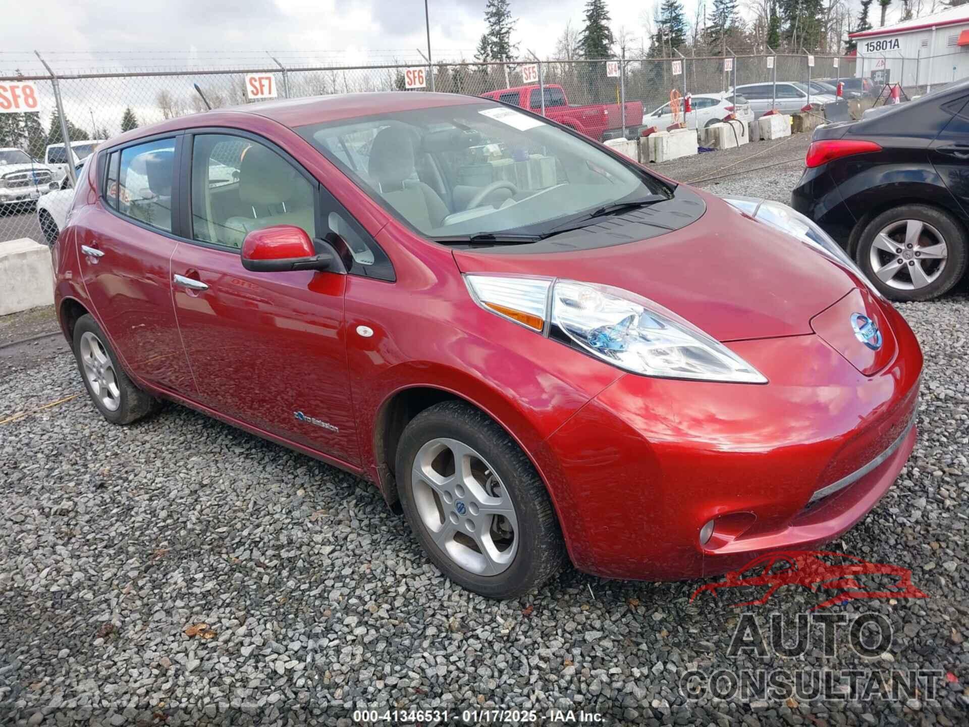 NISSAN LEAF 2012 - JN1AZ0CP0CT017437