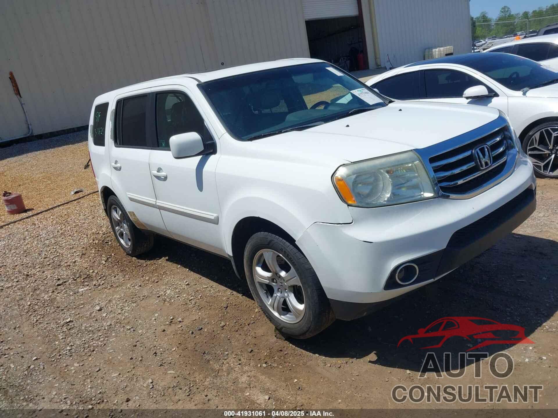 HONDA PILOT 2012 - 5FNYF3H58CB017010