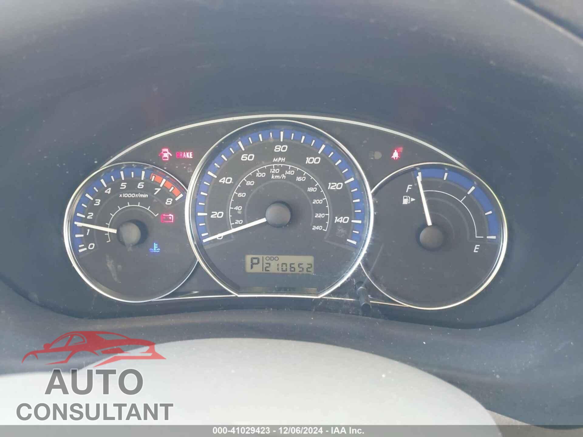 SUBARU FORESTER 2012 - JF2SHABC2CH411986