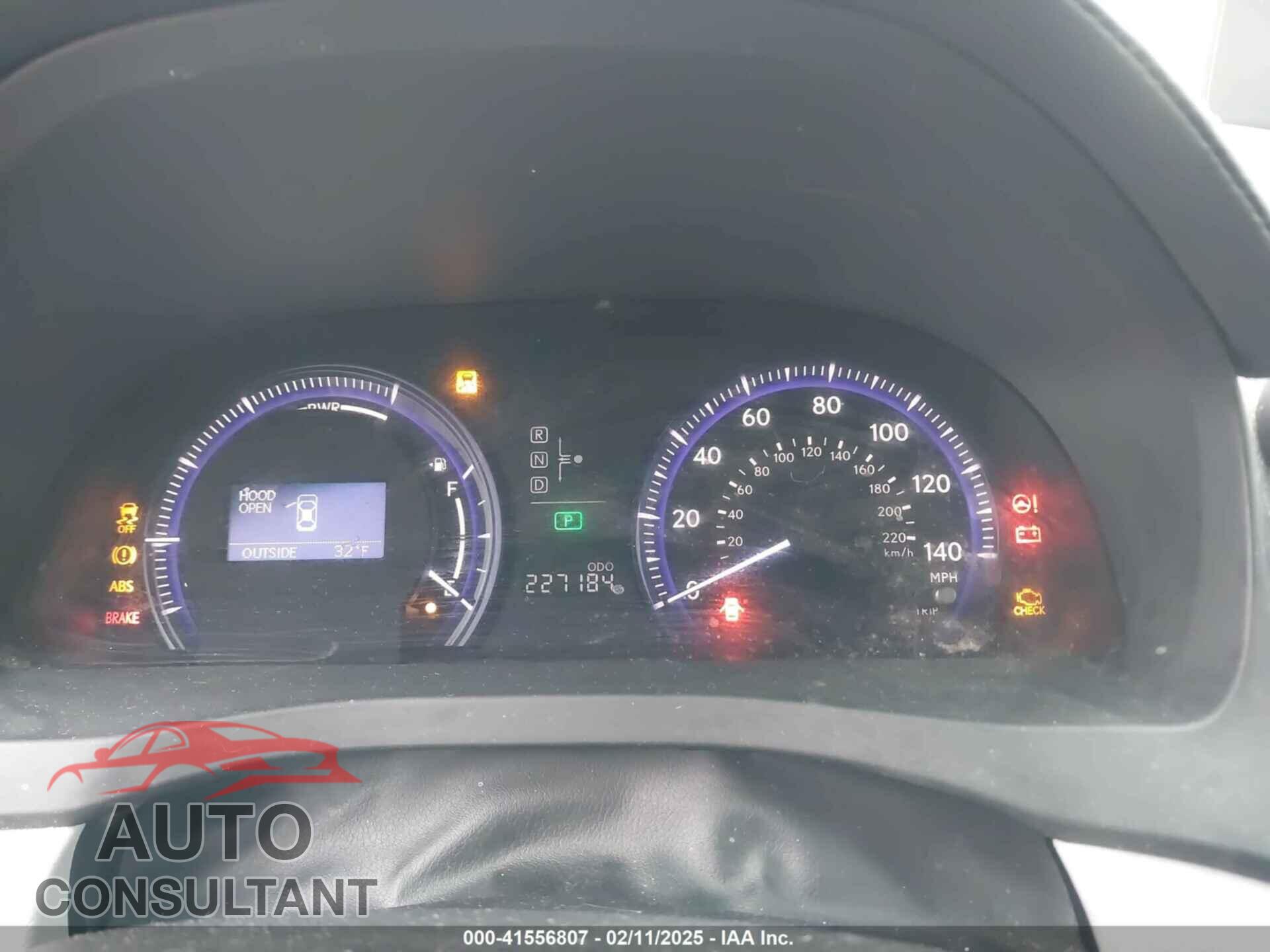 LEXUS HS 250H 2010 - JTHBB1BA7A2005666