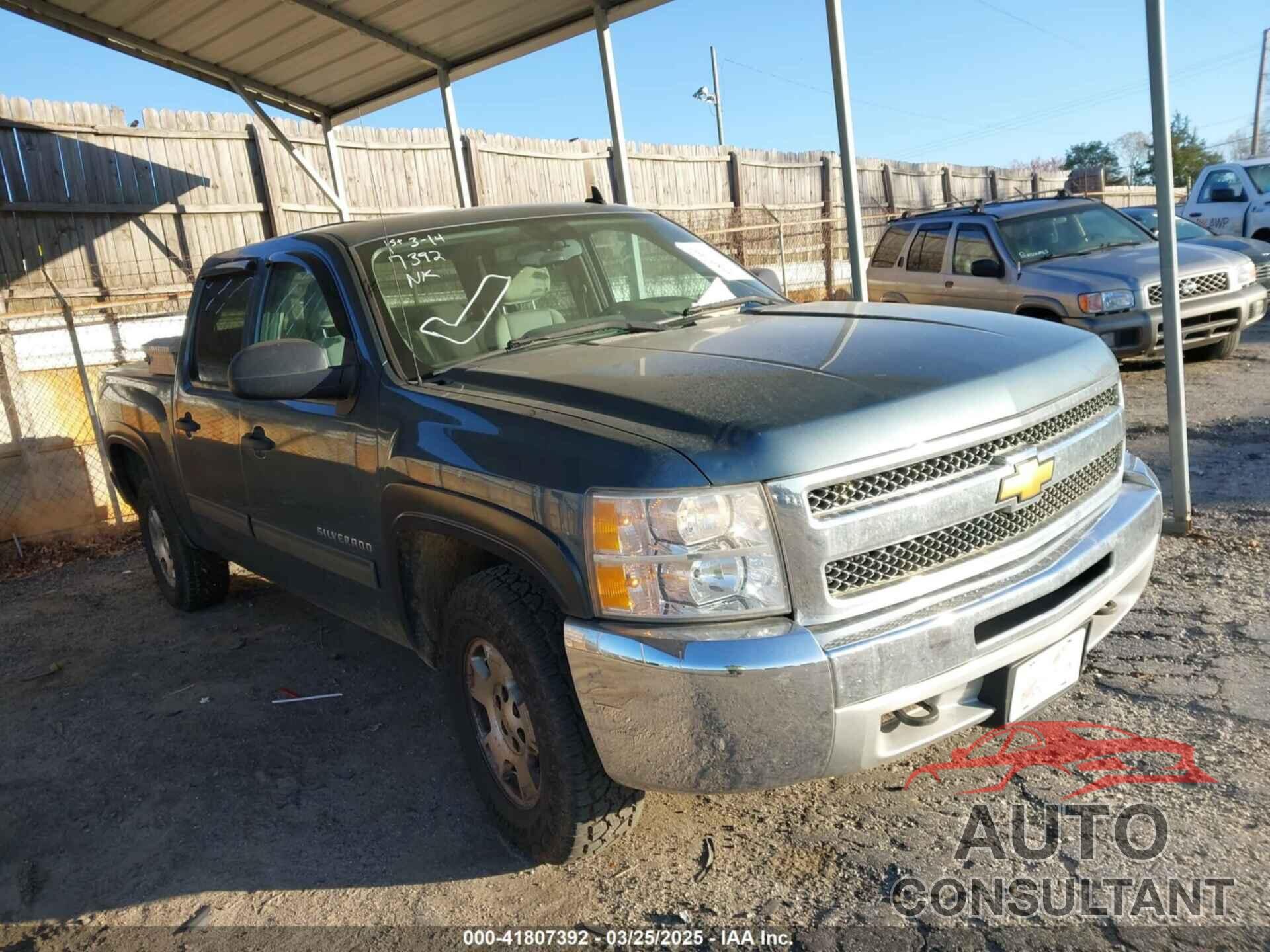 CHEVROLET SILVERADO 1500 2013 - 3GCPKSE79DG107916