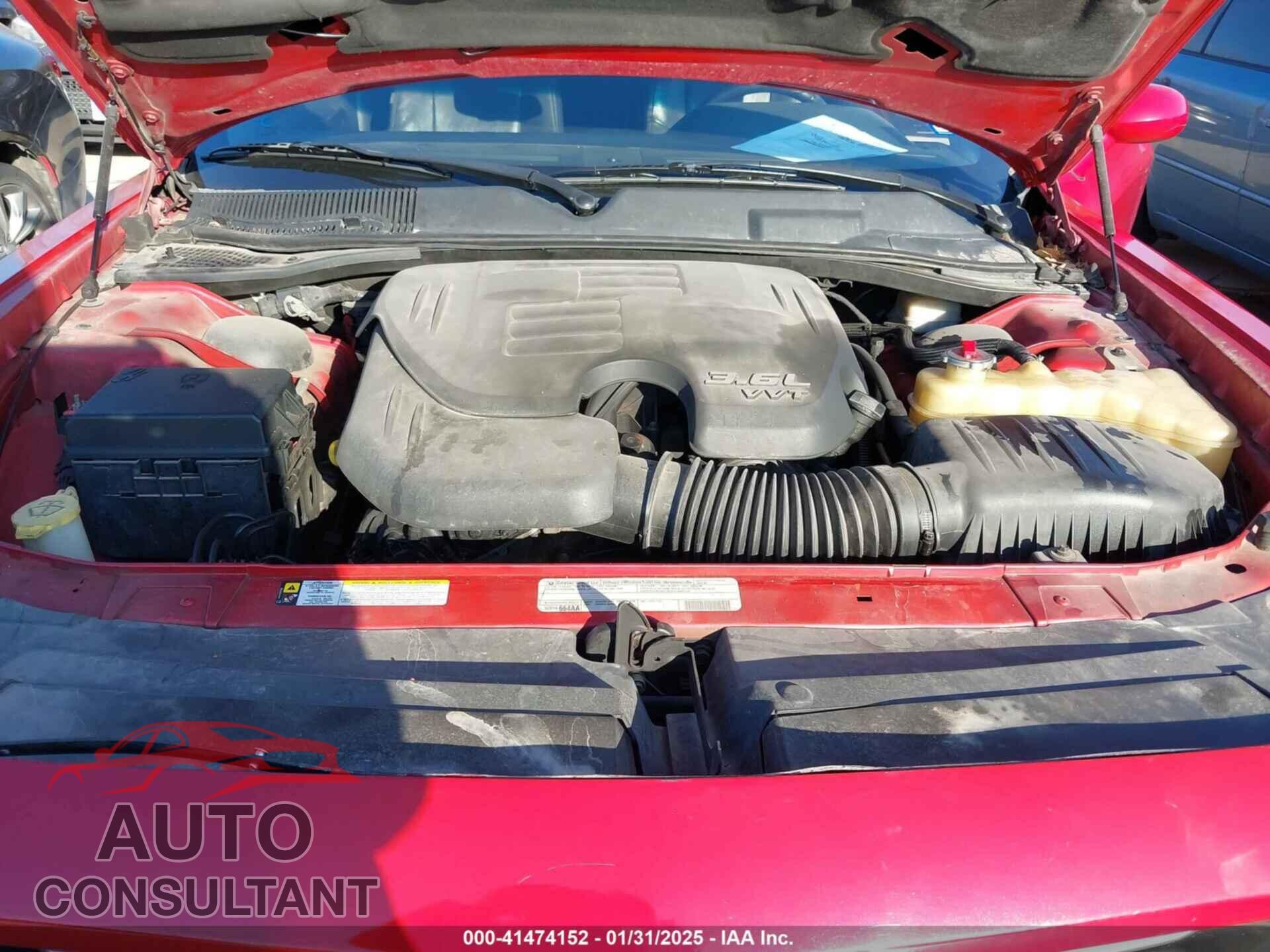 DODGE CHALLENGER 2012 - 2C3CDYAG7CH121236